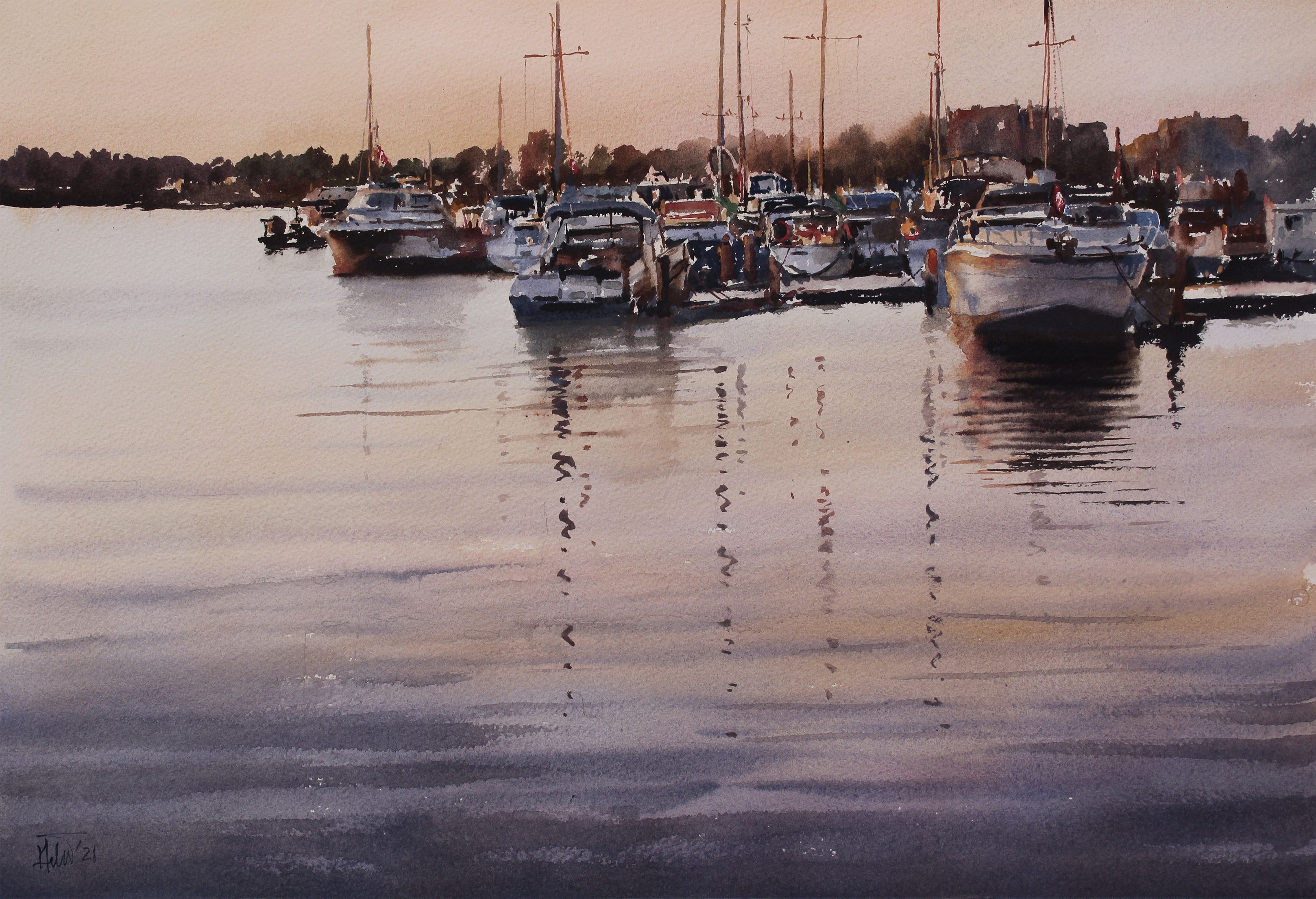 Helal Uddin, Water and boat 03 Helal Uddin, Water and boat 03