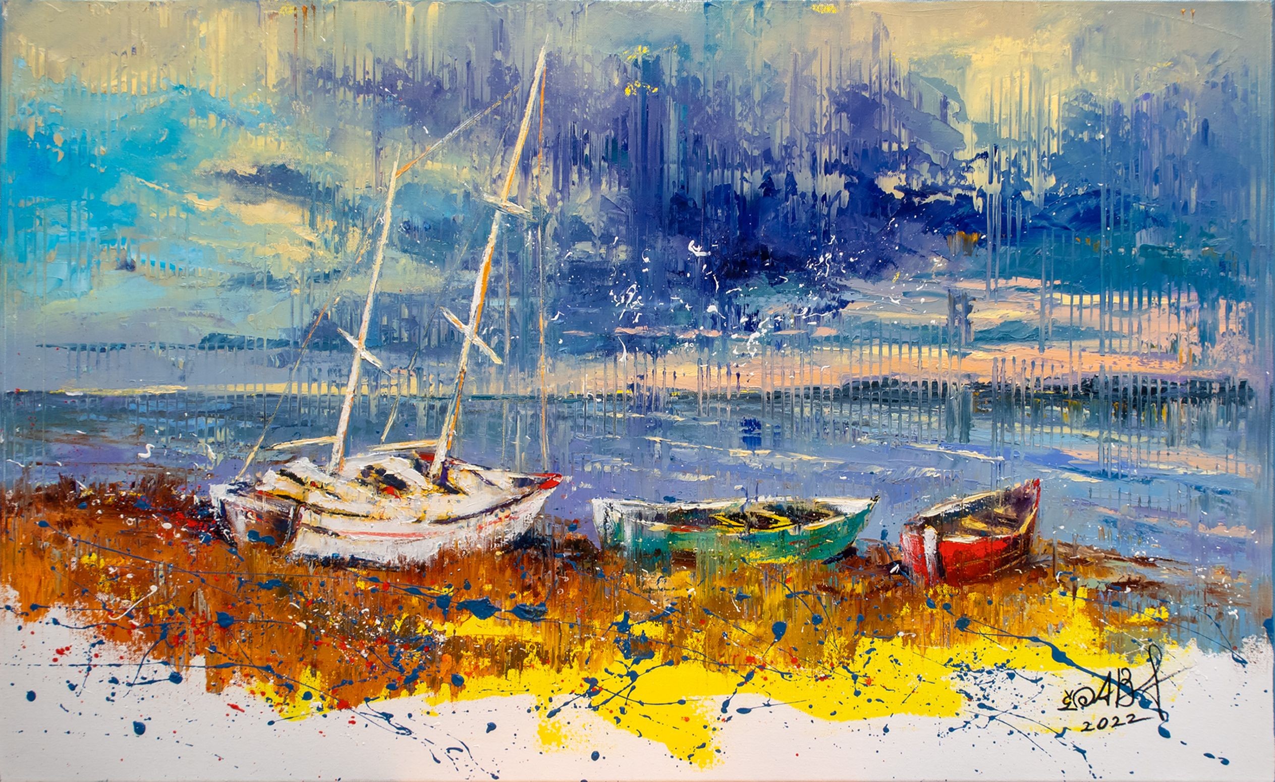 Anne Ravliuc Bloomfield, Roaring of the thunder on the shore Anne Ravliuc Bloomfield, Roaring of the thunder on the shore