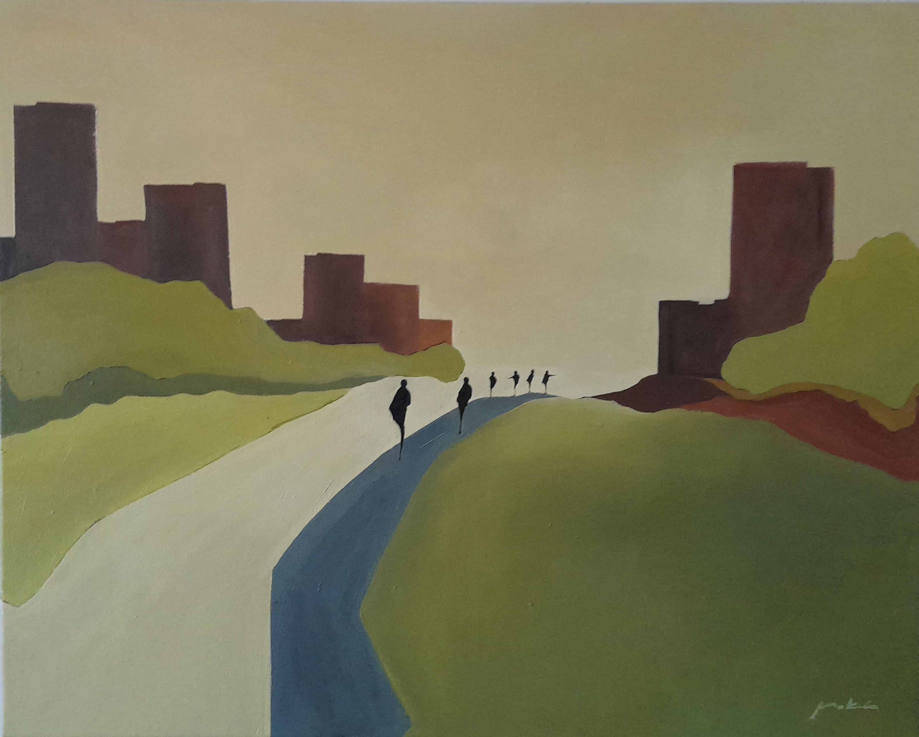 Mariusz Makula, Forever green, Painting, Oil on canvas Mariusz Makula, Forever green, Painting, Oil on canvas