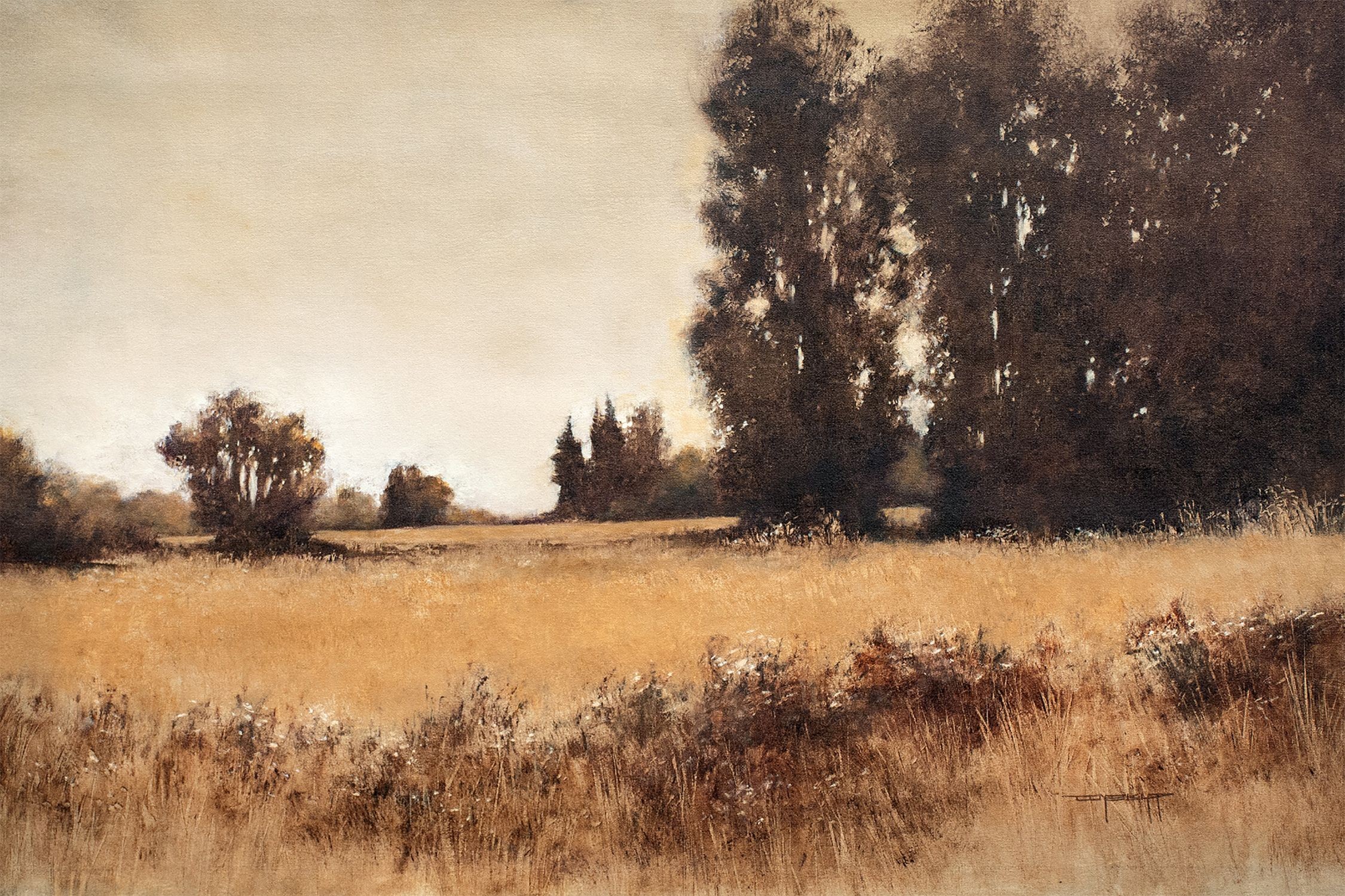 Don Bishop, Summer Afternoon 220812, Painting, Oil on canvas Don Bishop, Summer Afternoon 220812, Painting, Oil on canvas