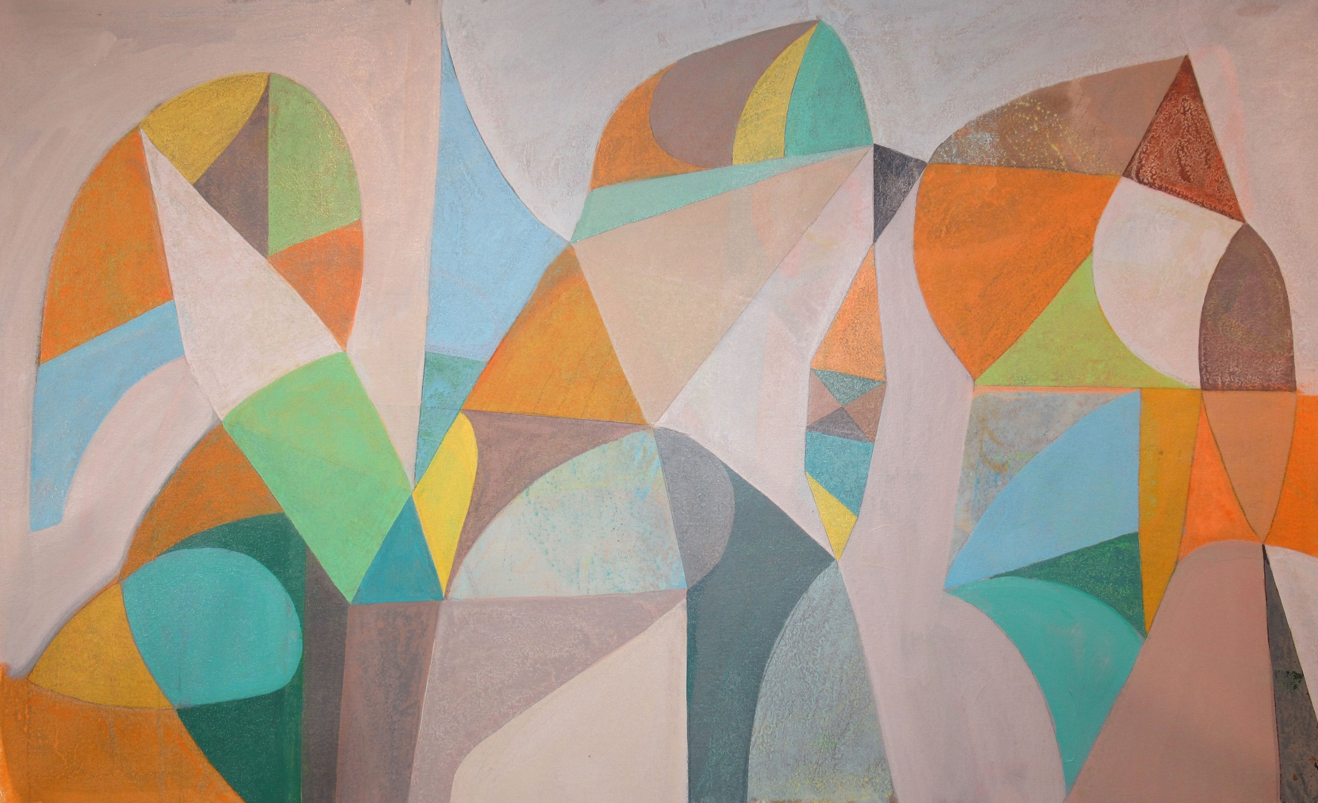Hal Mayforth, Mansion on the Hill, Painting, Acrylic on Canvas Hal Mayforth, Mansion on the Hill, Painting, Acrylic on Canvas