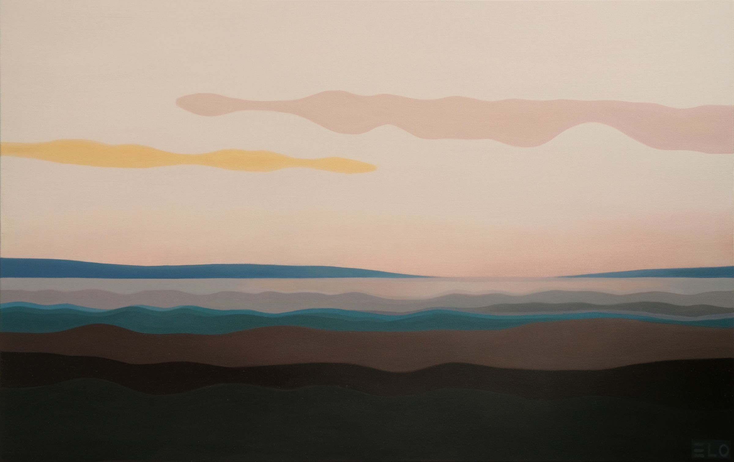 Elohim Sanchez, The end of that day, Painting, Oil on canvas Elohim Sanchez, The end of that day, Painting, Oil on canvas