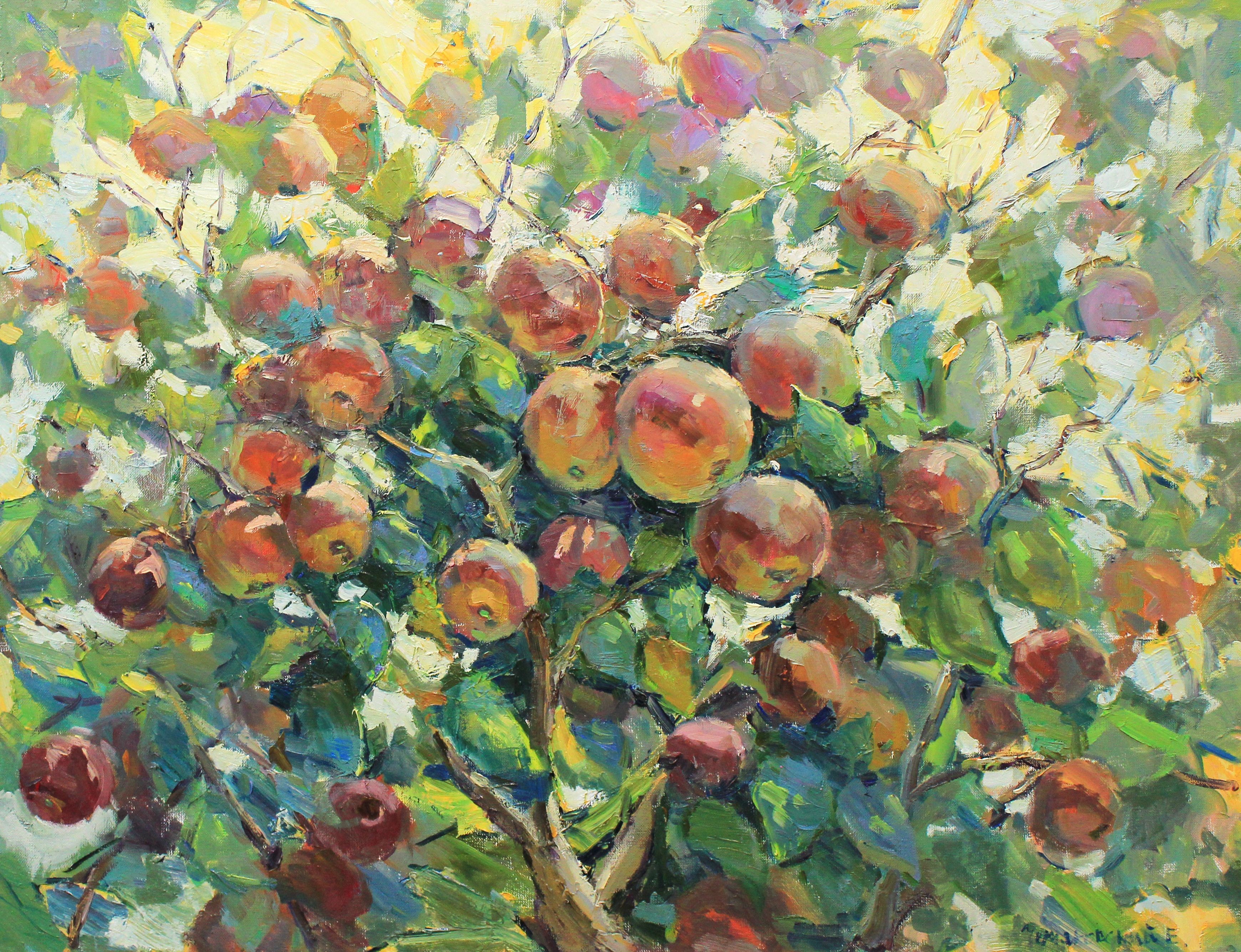 Evgeny Chernyakovsky, Apples, Painting, Oil on canvas Evgeny Chernyakovsky, Apples, Painting, Oil on canvas