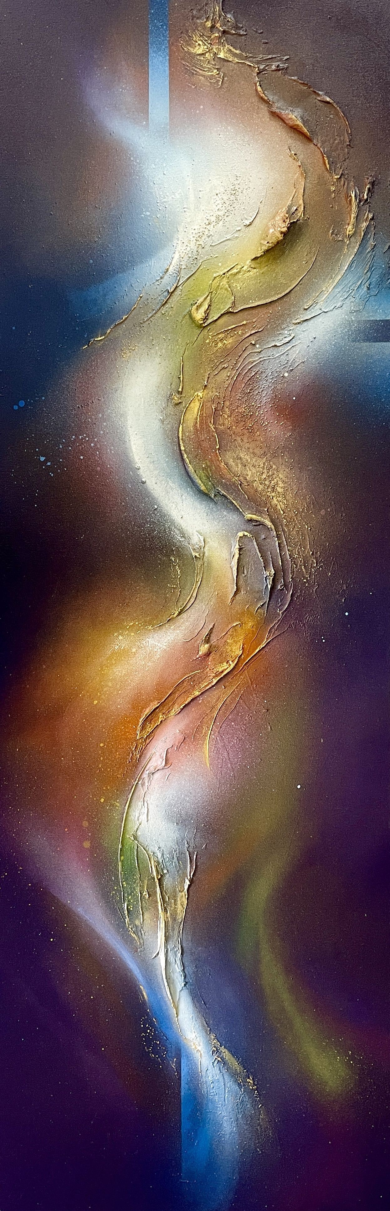 Selene Art, Inner Sparks #2, Painting, Acrylic on Canvas Selene Art, Inner Sparks #2, Painting, Acrylic on Canvas