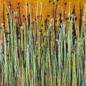 Peinture, Hazel Sky (Glowing grass), Nestor Toro