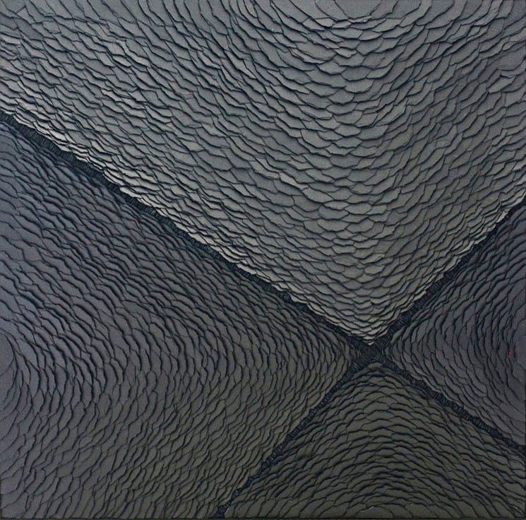 Sylvie Guyomard, Croix, Peinture sur bois