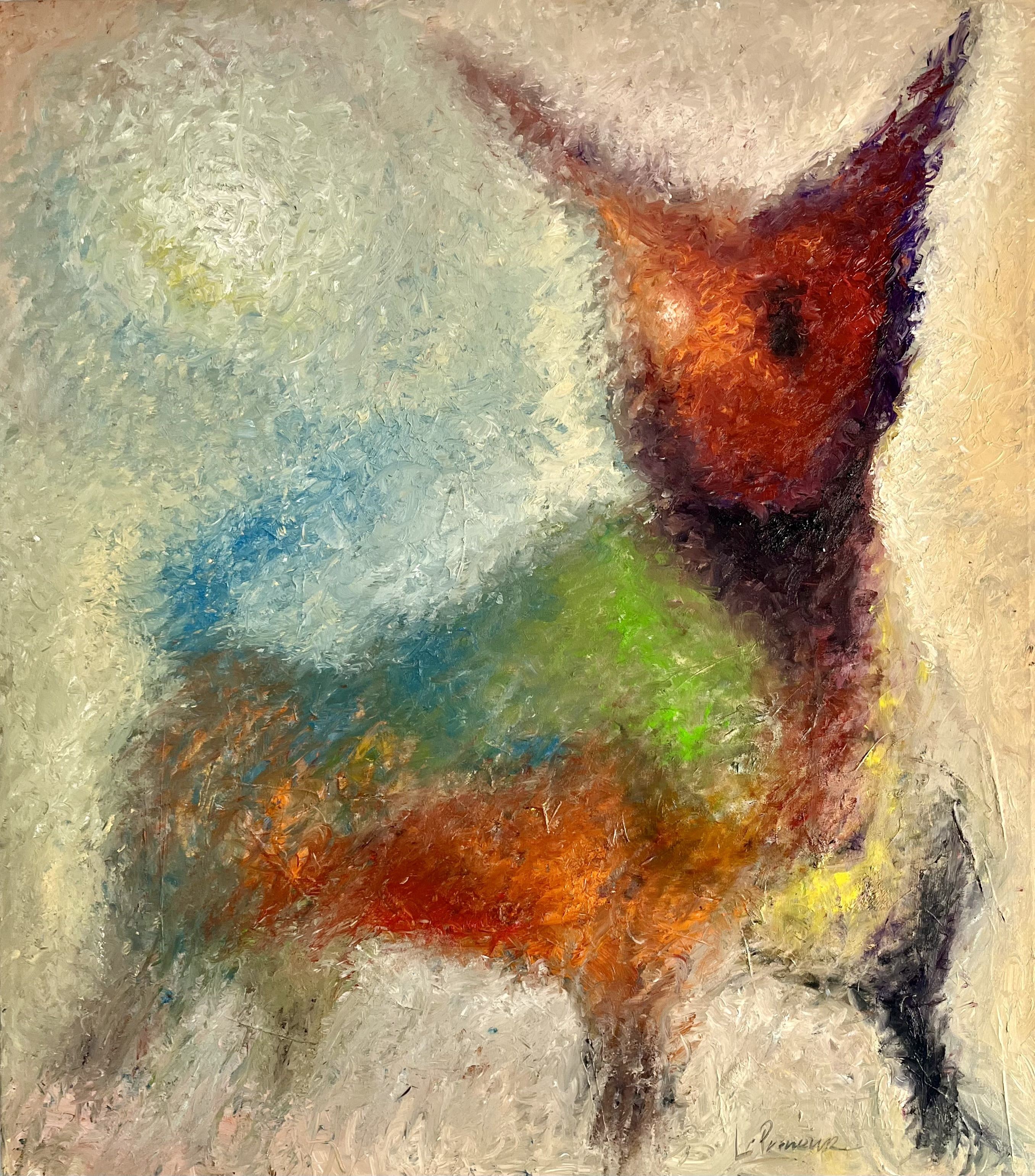 Laurent Proneur, I saw it, Painting, Oil on Canvas Laurent Proneur, I saw it, Painting, Oil on Canvas