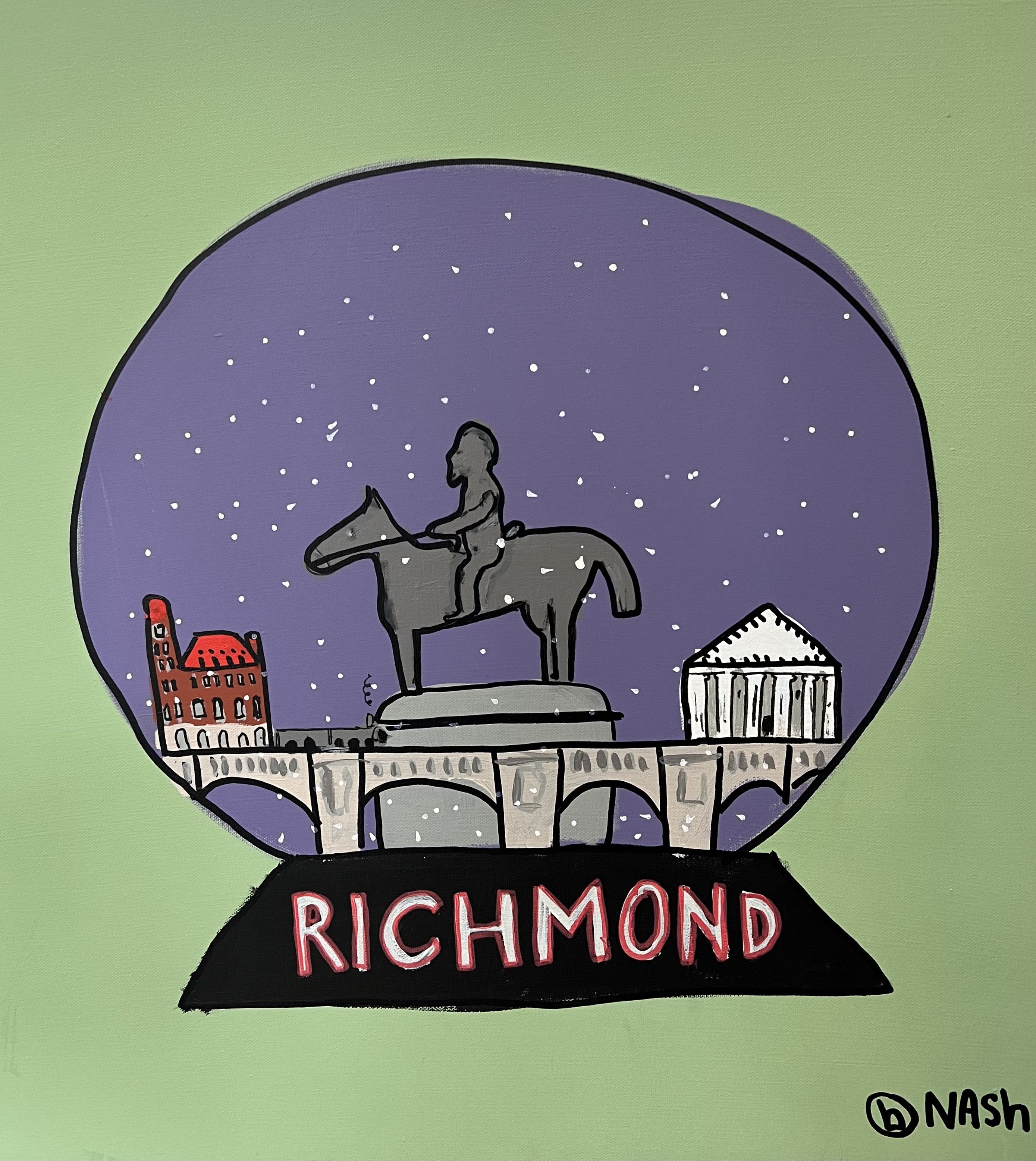 Brian Nash, Richmond Snow Globe Brian Nash, Richmond Snow Globe