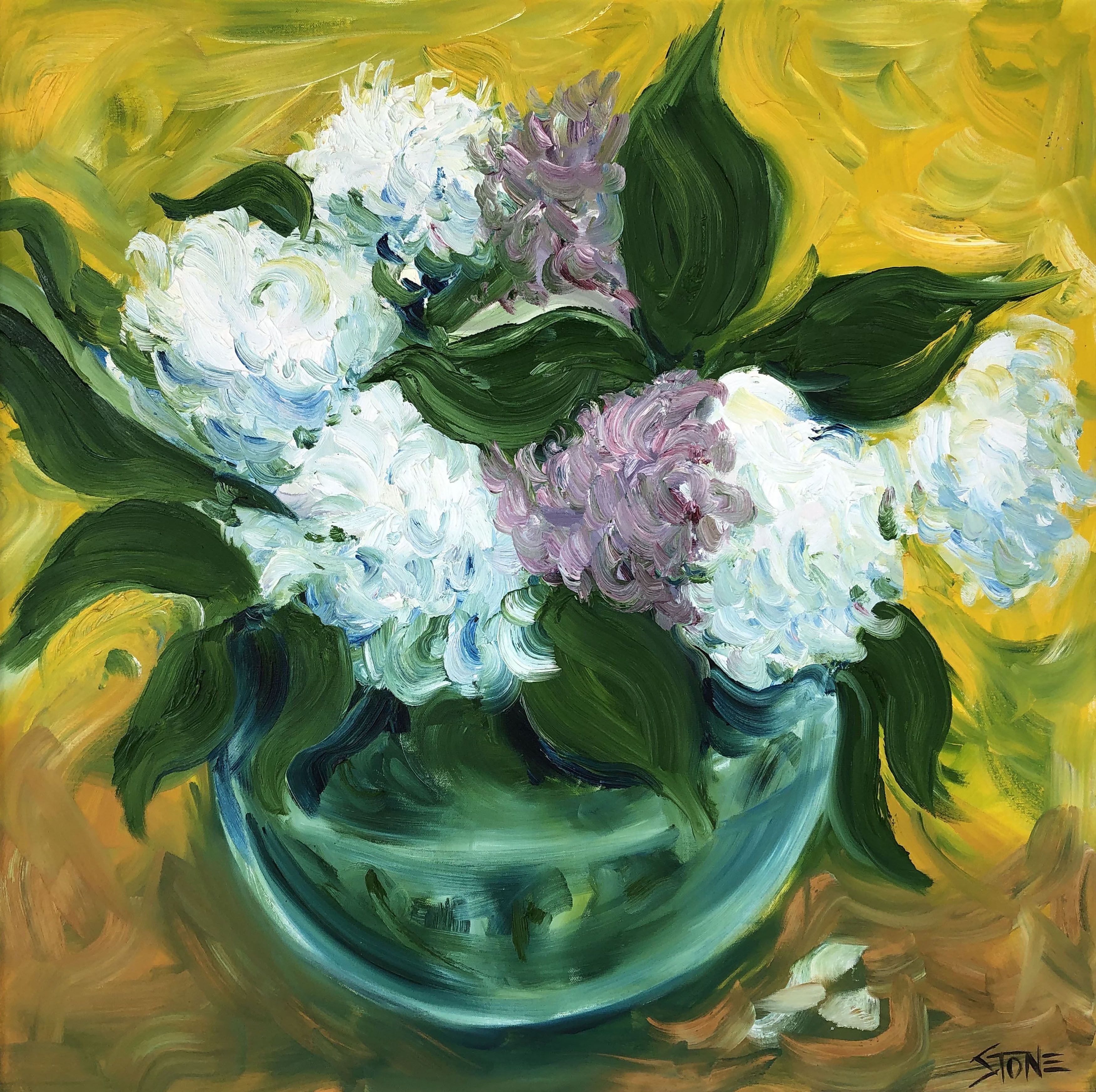 Bill Stone, Peonies in a vase Bill Stone, Peonies in a vase