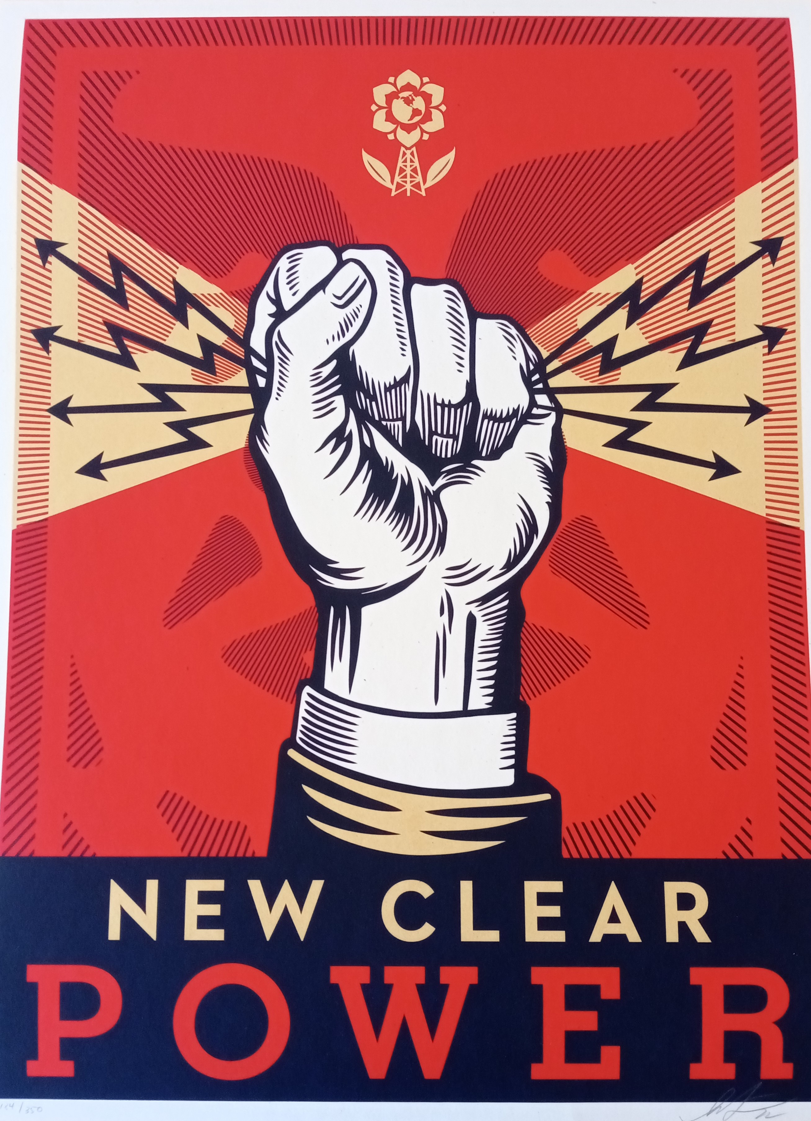Shepard Fairey (Obey), New clear power Shepard Fairey (Obey), New clear power