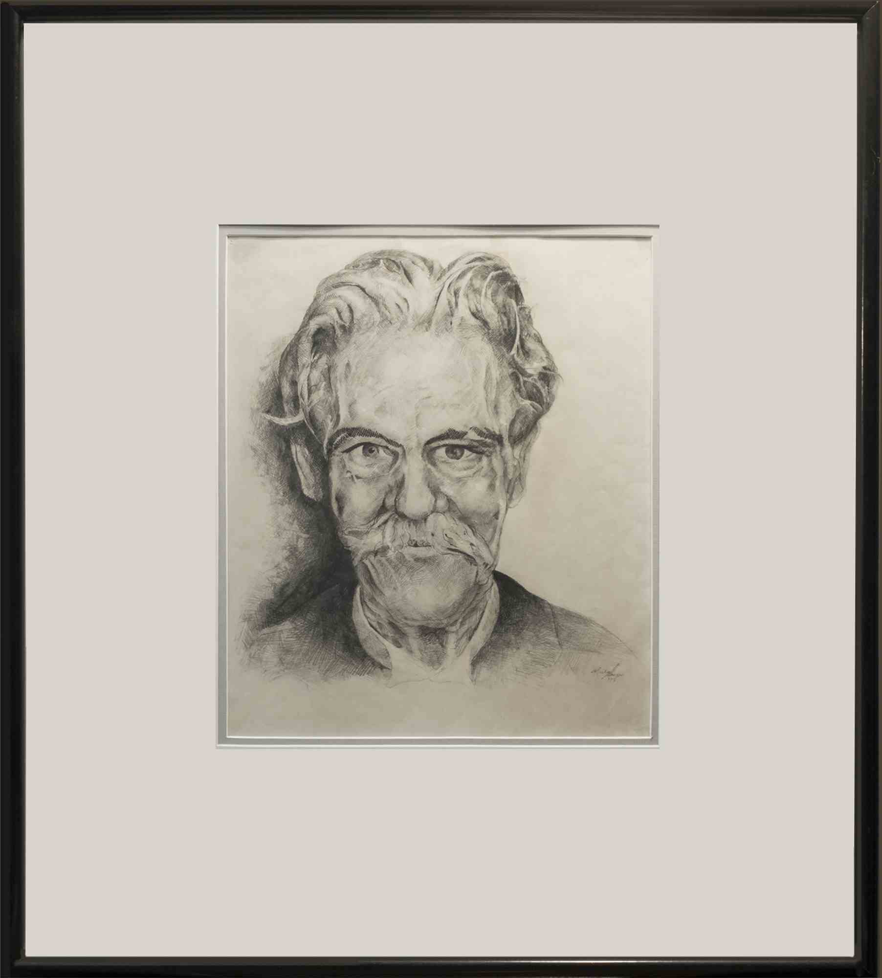 Michael Burgess, Portrait of Albert Schweitzer Michael Burgess, Portrait of Albert Schweitzer