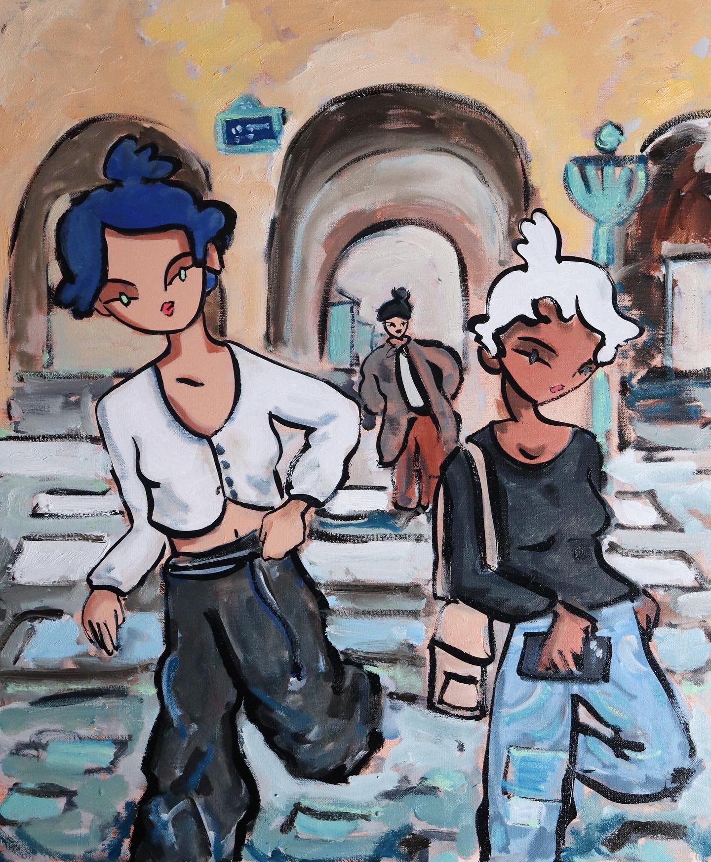 Etienne Quesnay, Les Passantes Etienne Quesnay, Les Passantes