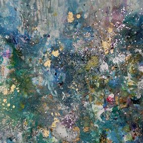 Gemälde, Paysage Aquatique II, Yvonne Benasser