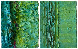 Color Boundaries #18 and 21, (Diptych), Natasha Zupan