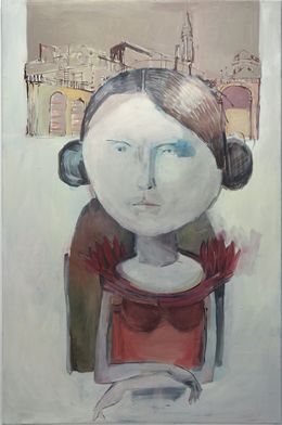 Pintura, Rote Frau (red woman), Heike Lydia Grüß
