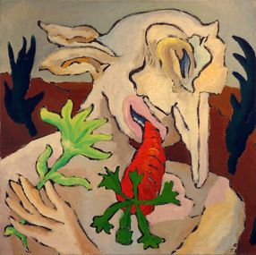 Peinture, Karottenesser, Edgar Tezak-Neogy