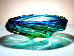 Sommerso Large Artistic Bowl, Jan Beranek