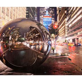 City's soul reflection NY NIGHT 2 photographie