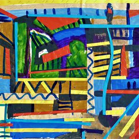Painting, Abstraction no.302, Karl-Karol Chrobok