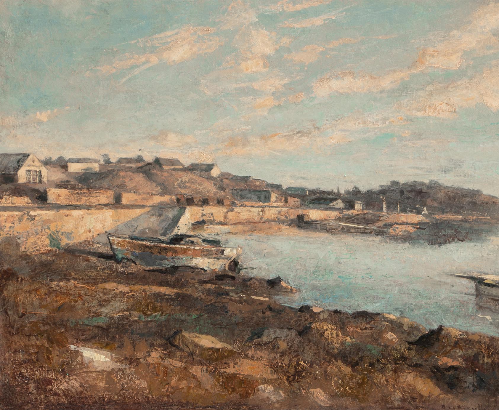 André Boubounelle, Les quais ensoleillés, 2021 André Boubounelle, Les quais ensoleillés, 2021