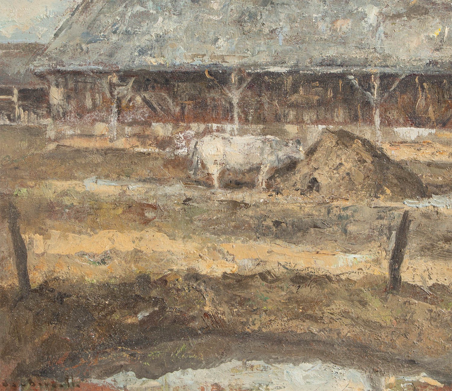André Boubounelle, La ferme au bœuf André Boubounelle, La ferme au bœuf