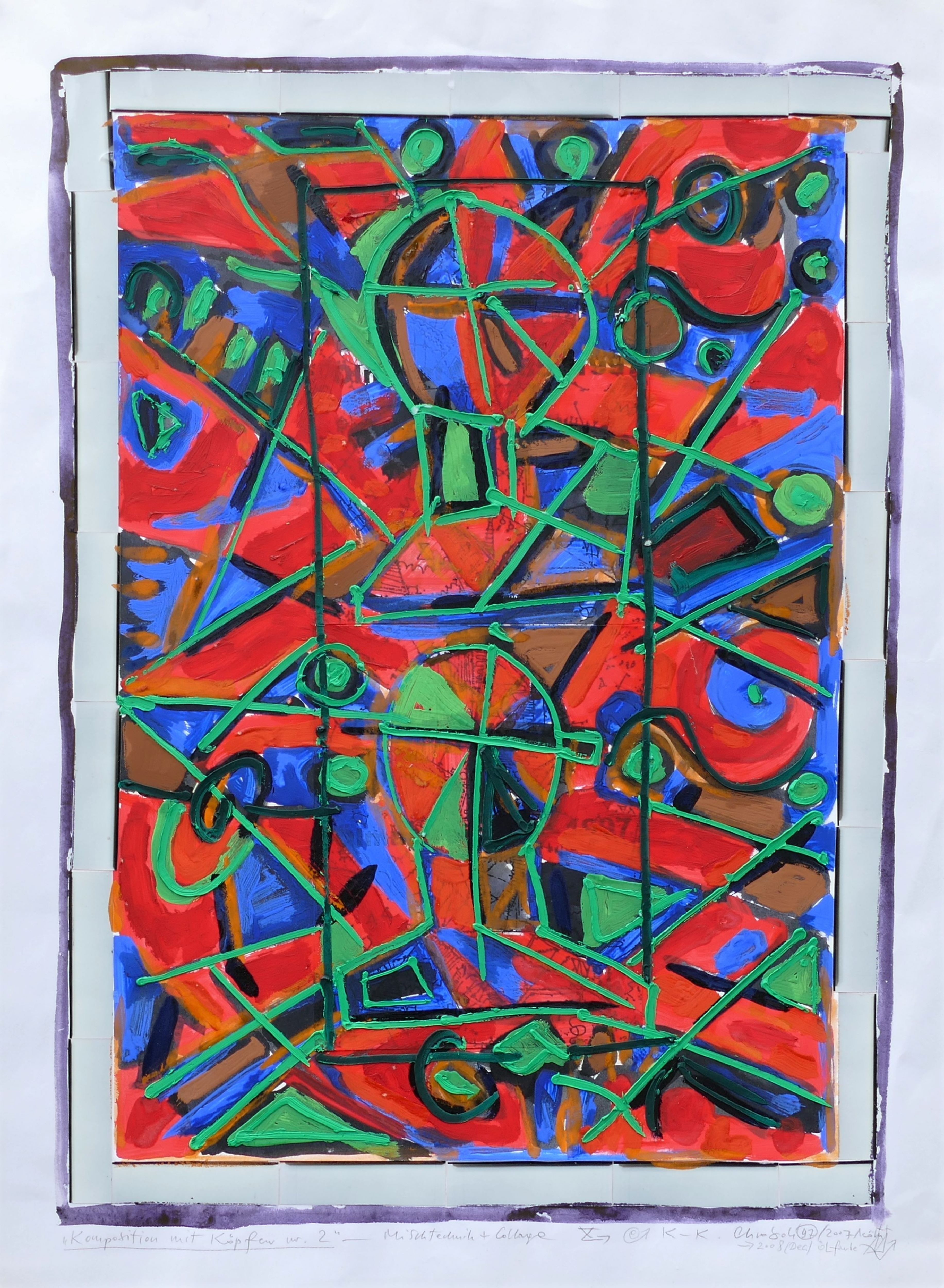 Karl-Karol Chrobok, Composition with heads no.2 Karl-Karol Chrobok, Composition with heads no.2