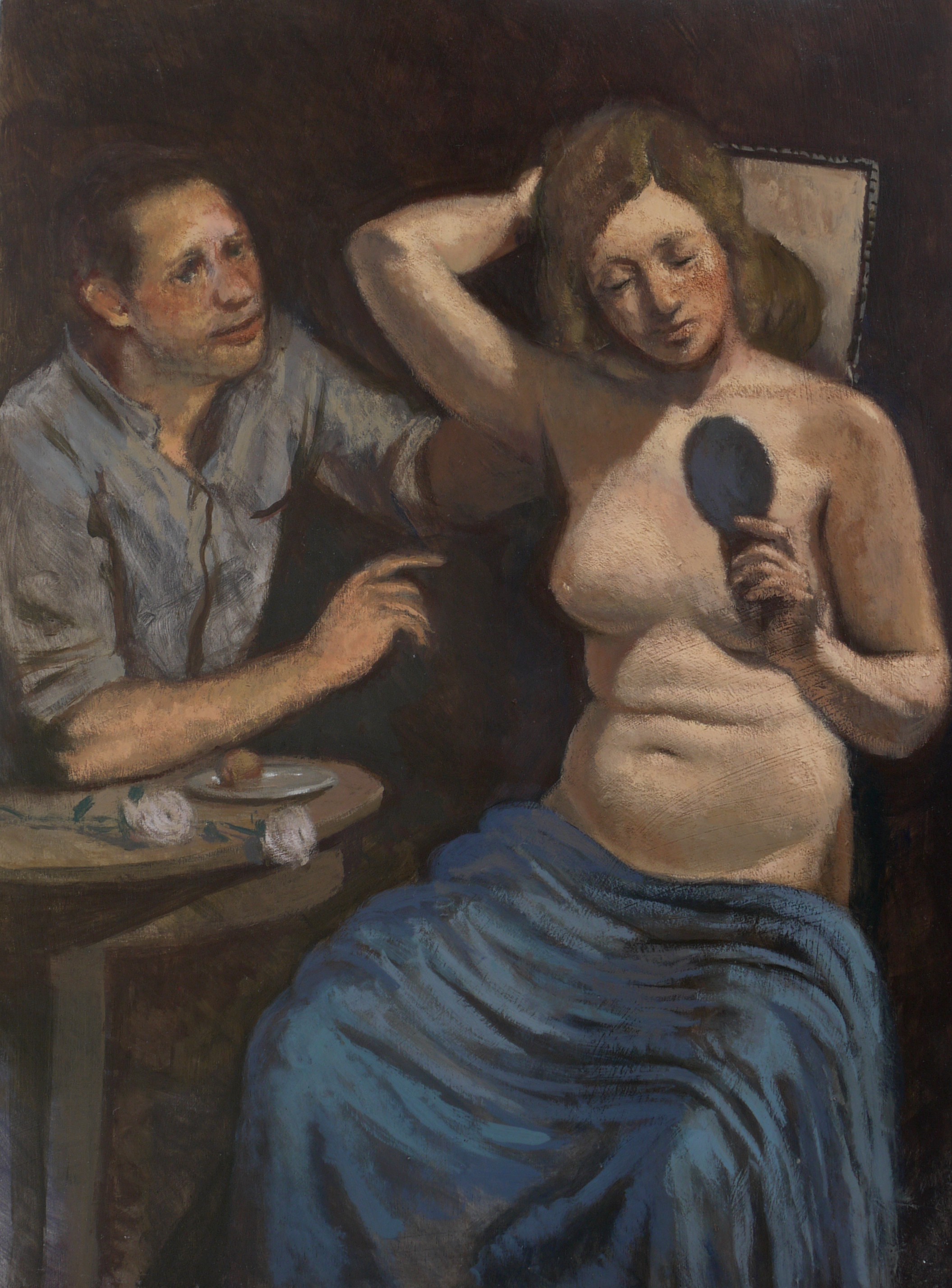 Pierre Sojo, Jeune fille au miroir Pierre Sojo, Jeune fille au miroir
