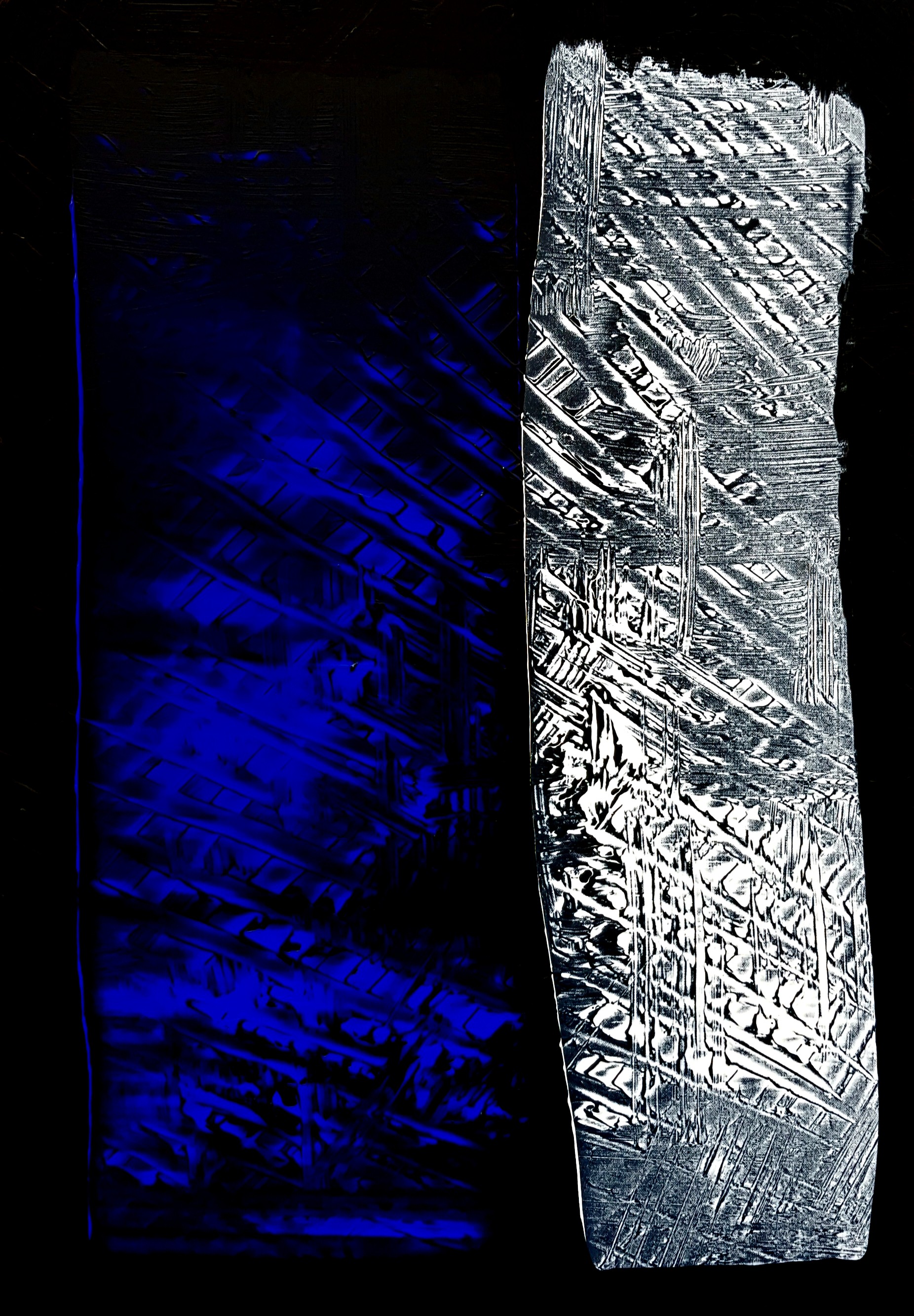 Anne Girault Bardaud, White & blue skin no. 3 Anne Girault Bardaud, White & blue skin no. 3