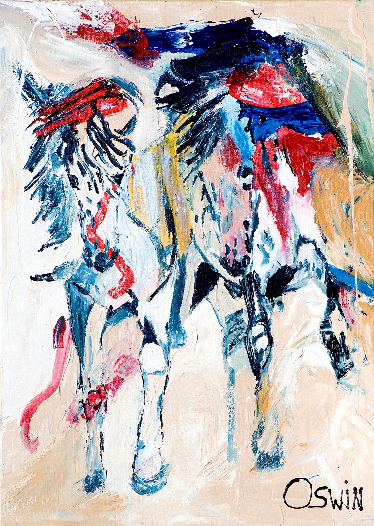 Oswin Gesselli, Desert Horses Oswin Gesselli, Desert Horses