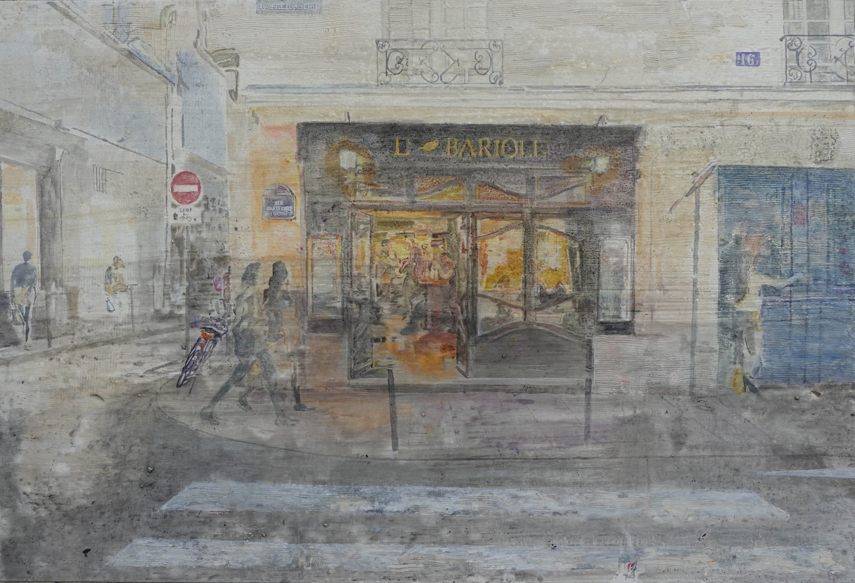 Michel Bianconi, Toutes les espèces disparaissent, mais pas l'amour. Comme les oiseaux... (rue Sainte-Croix de la Bretonnerie, Paris, le Marais Michel Bianconi, Toutes les espèces disparaissent, mais pas l'amour. Comme les oiseaux... (rue Sainte-Croix de la Bretonnerie, Paris, le Marais