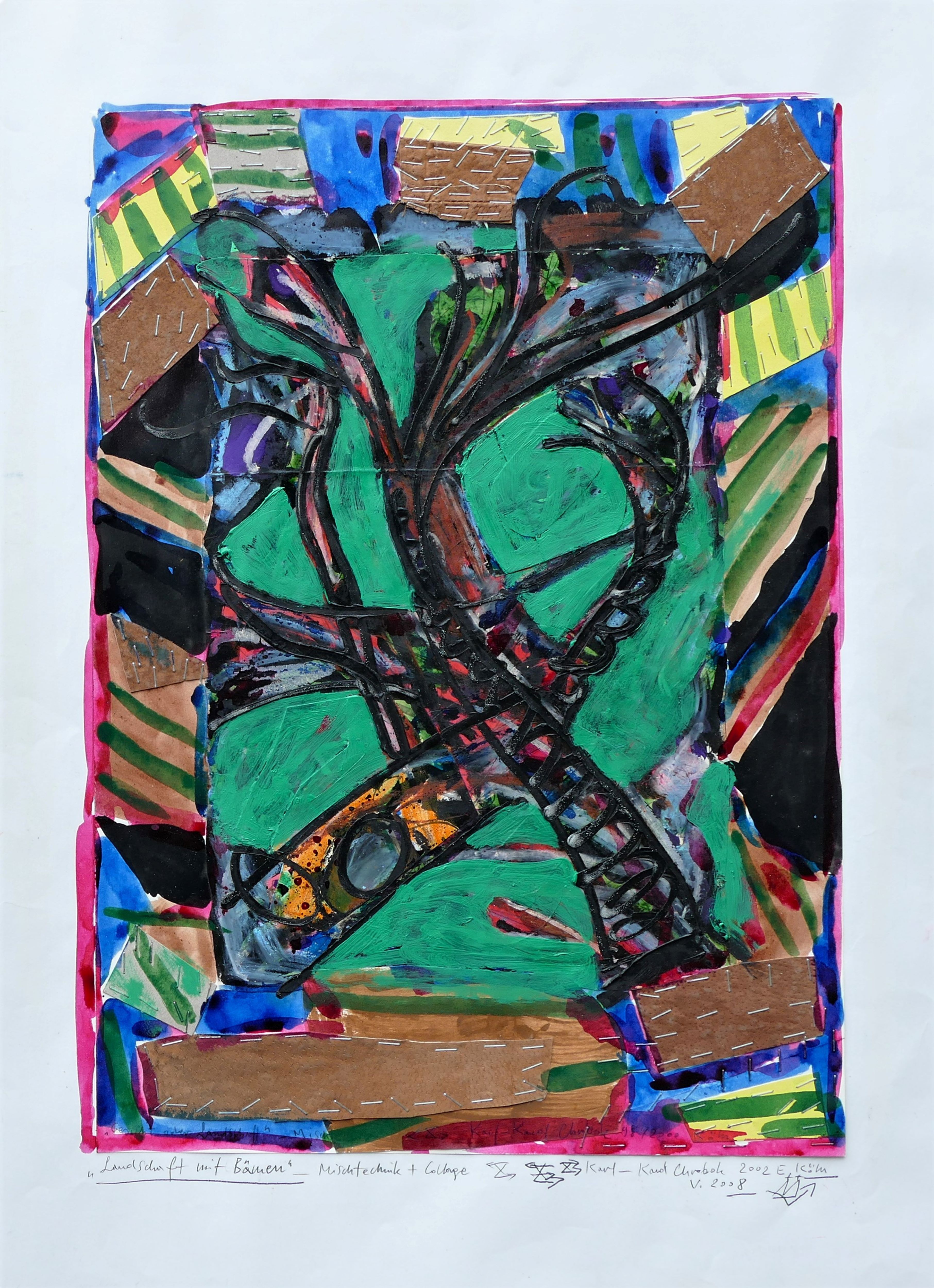 Karl-Karol Chrobok, Landscape with trees Karl-Karol Chrobok, Landscape with trees
