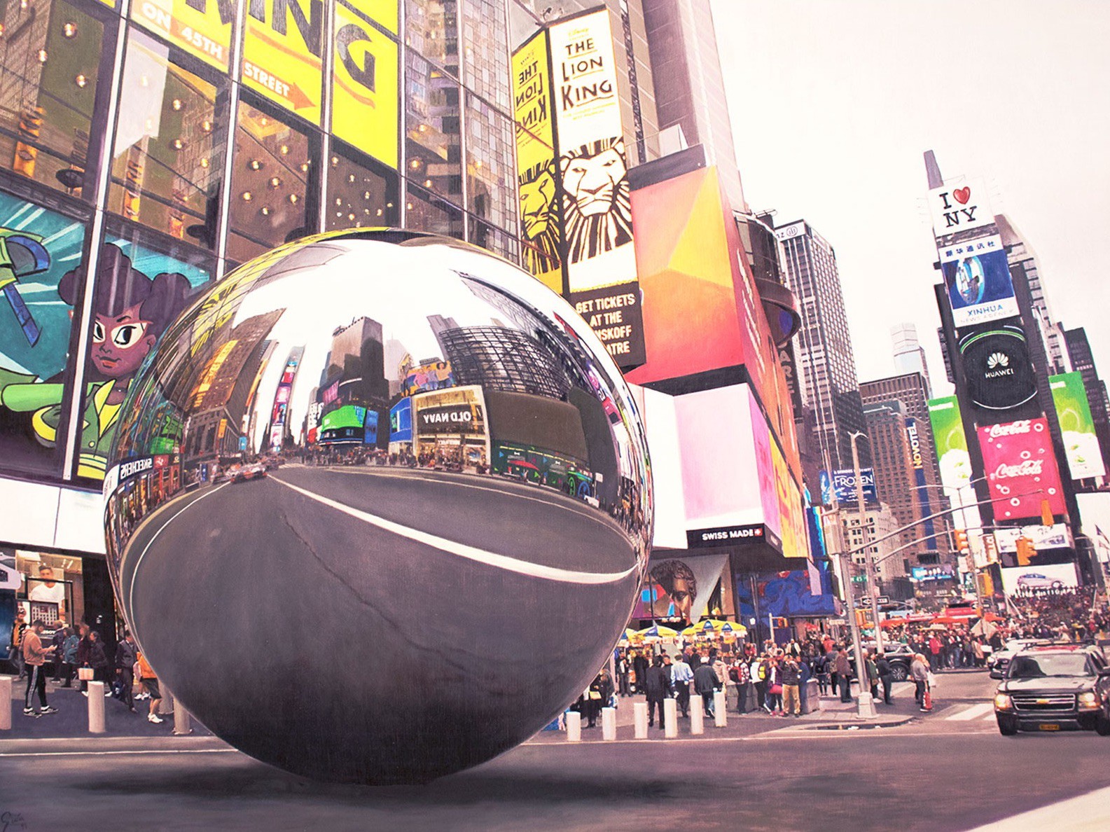 Miguel Guía, City's soul reflection NY 2 Dibond Miguel Guía, City's soul reflection NY 2 Dibond