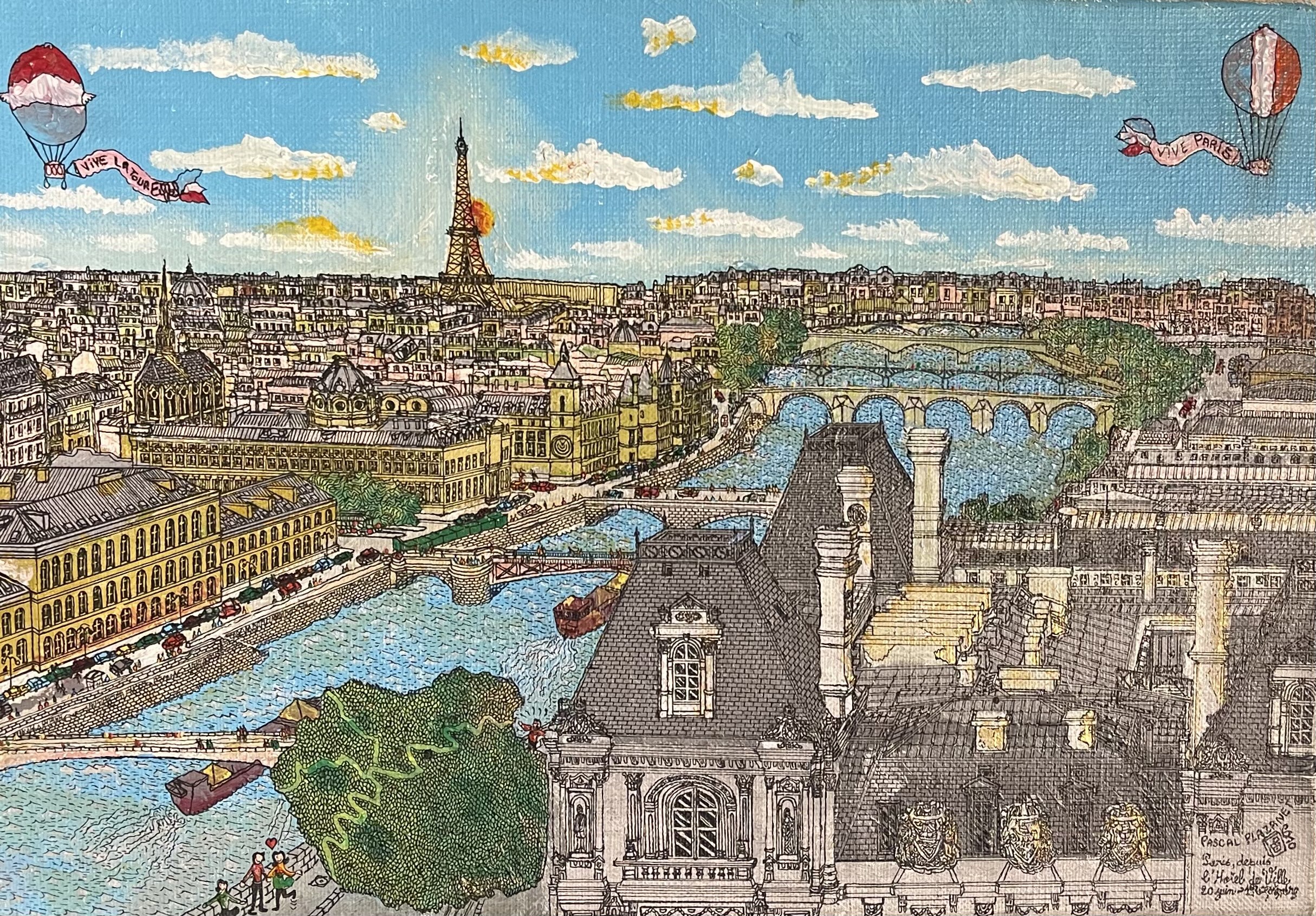 Pascal Plazanet, Paris depuis l’Hotel de Ville Pascal Plazanet, Paris depuis l’Hotel de Ville