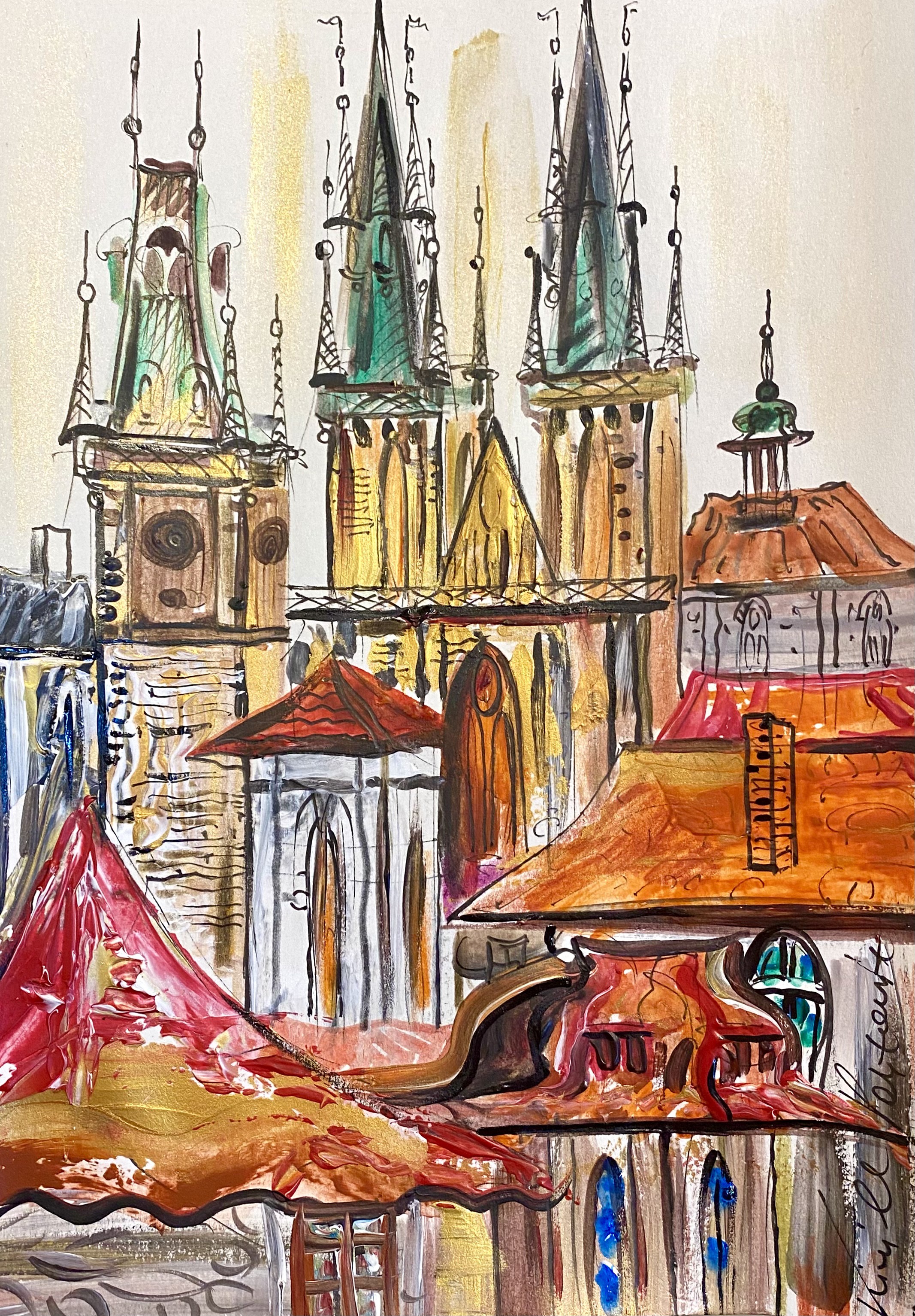 Kirill Postovit, The Rooftops Of Prague Kirill Postovit, The Rooftops Of Prague