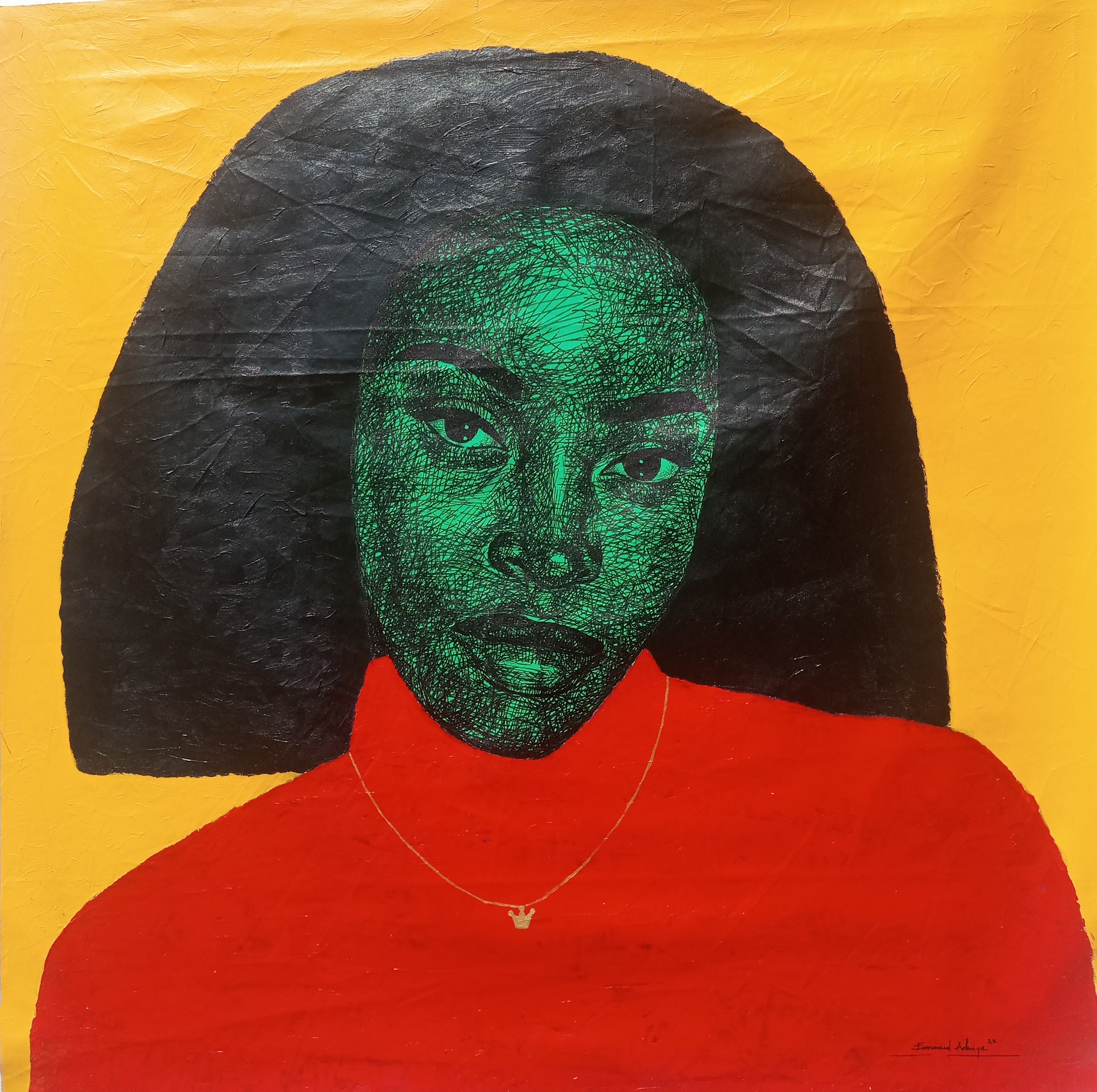 Emmanuel Aderiye, Lady in red Emmanuel Aderiye, Lady in red
