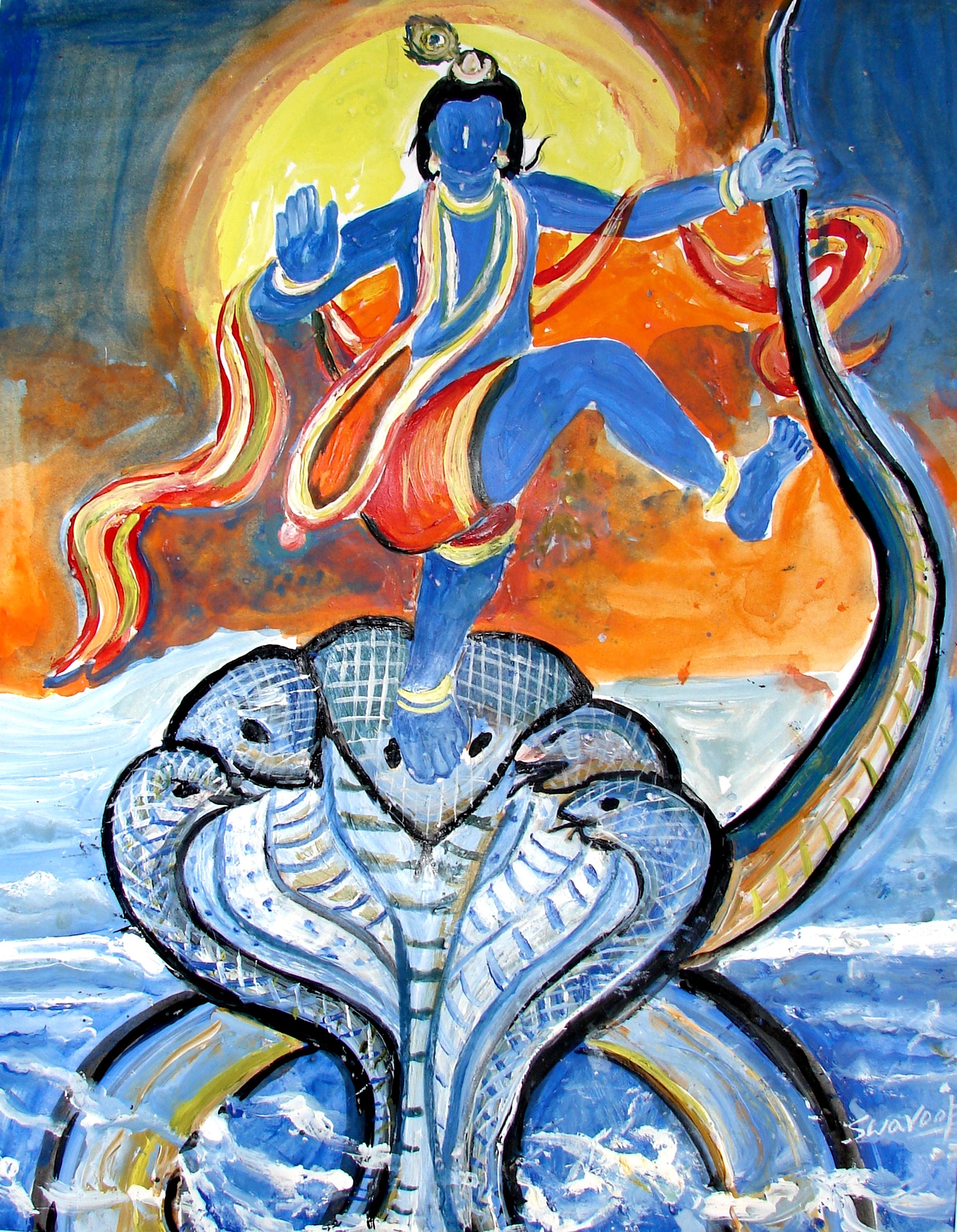 Anand Manchiraju, Krishna on kalindimardan Anand Manchiraju, Krishna on kalindimardan