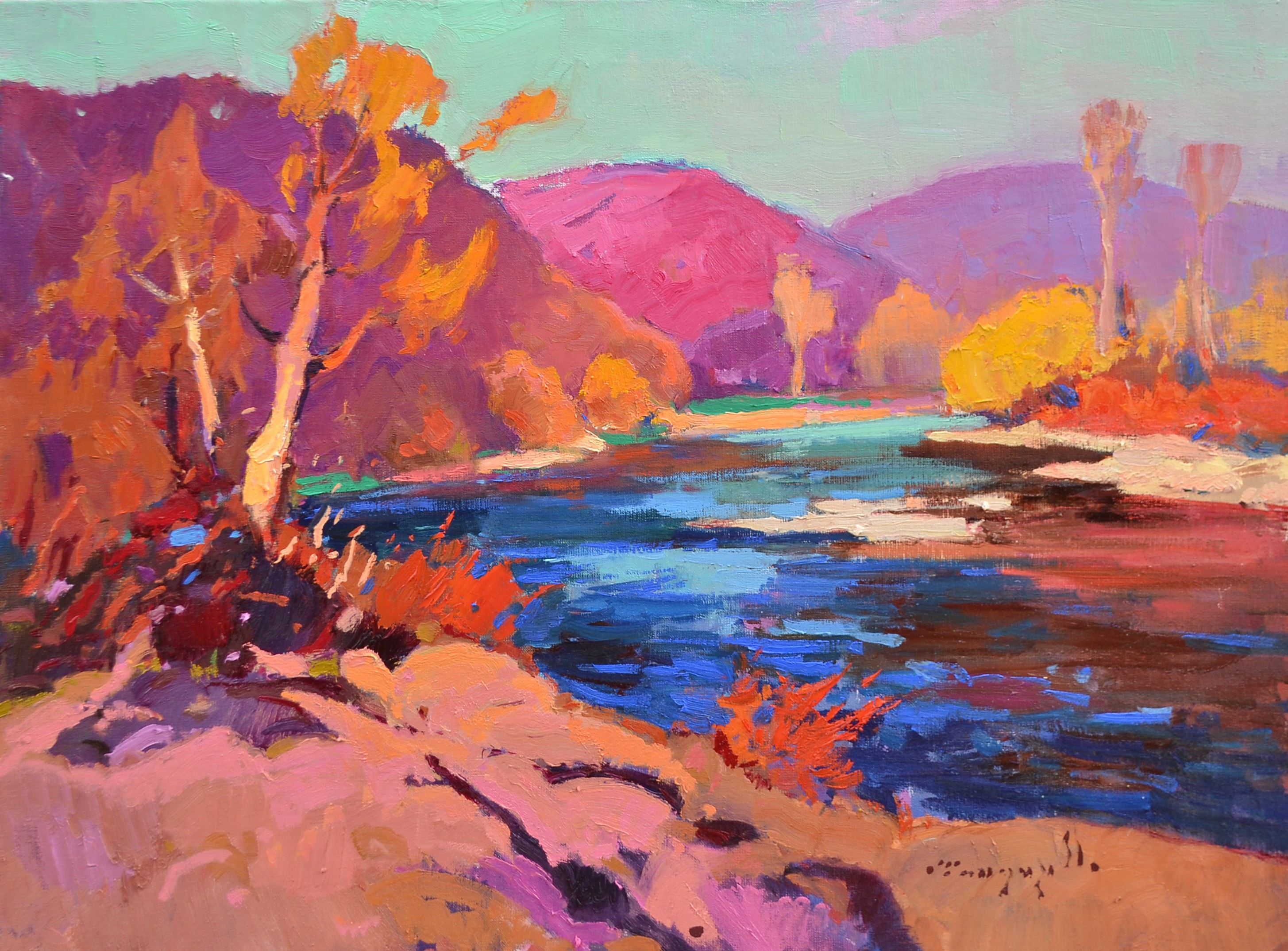 Alexander Shandor, Pink autumn Alexander Shandor, Pink autumn