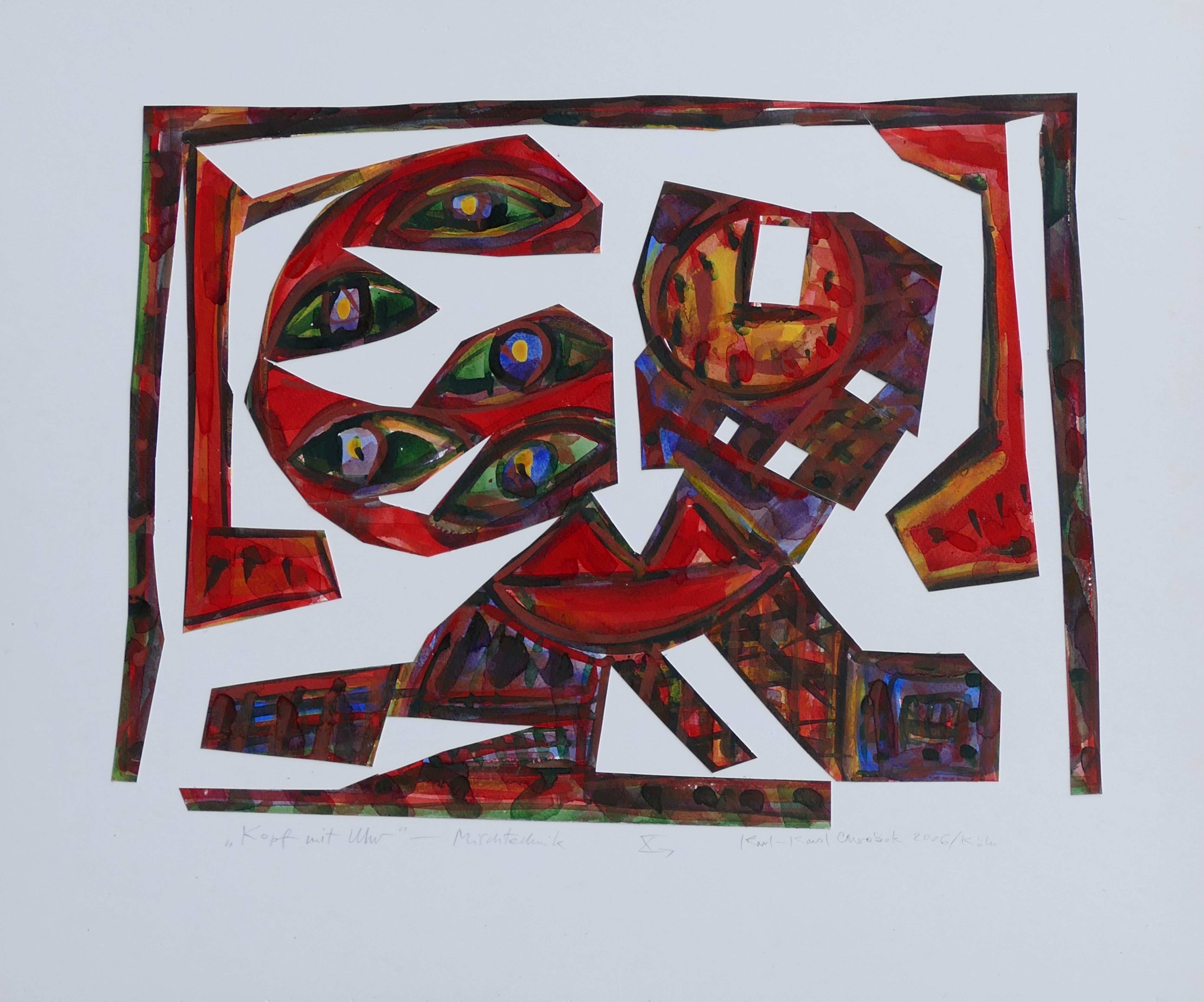 Karl-Karol Chrobok, Head with clock Karl-Karol Chrobok, Head with clock