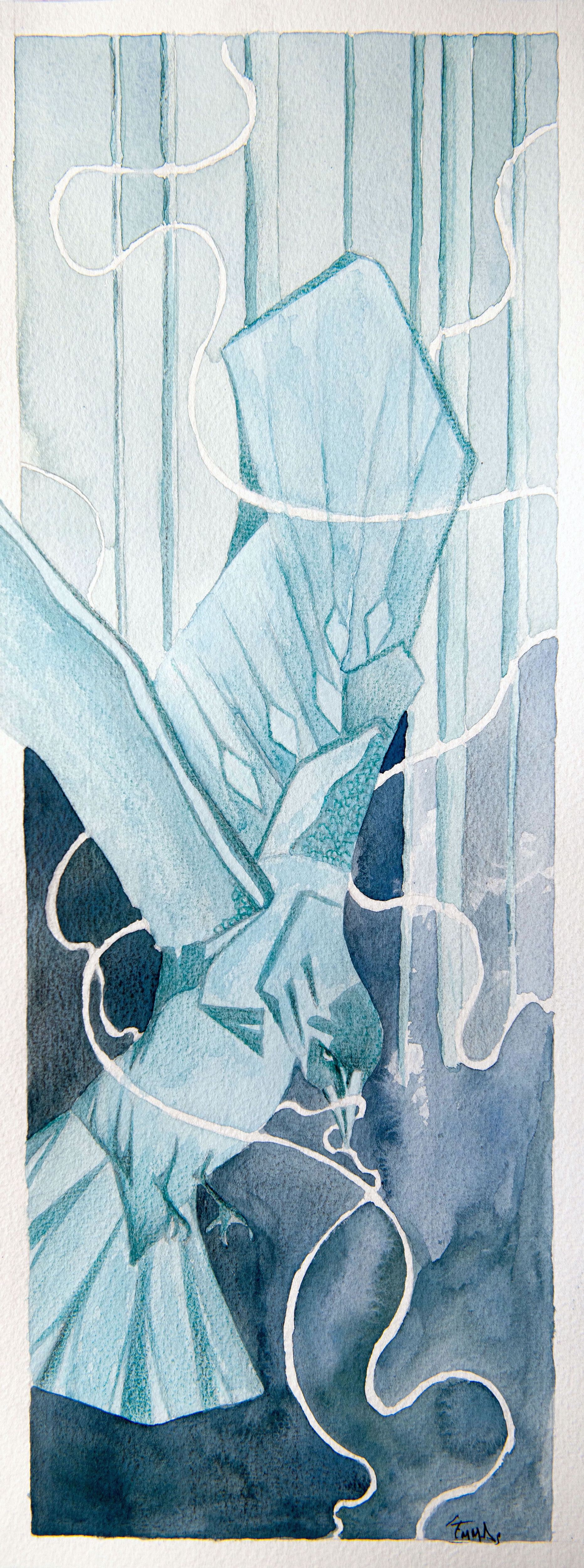 Emma Plesse, Corbeau bleu Emma Plesse, Corbeau bleu