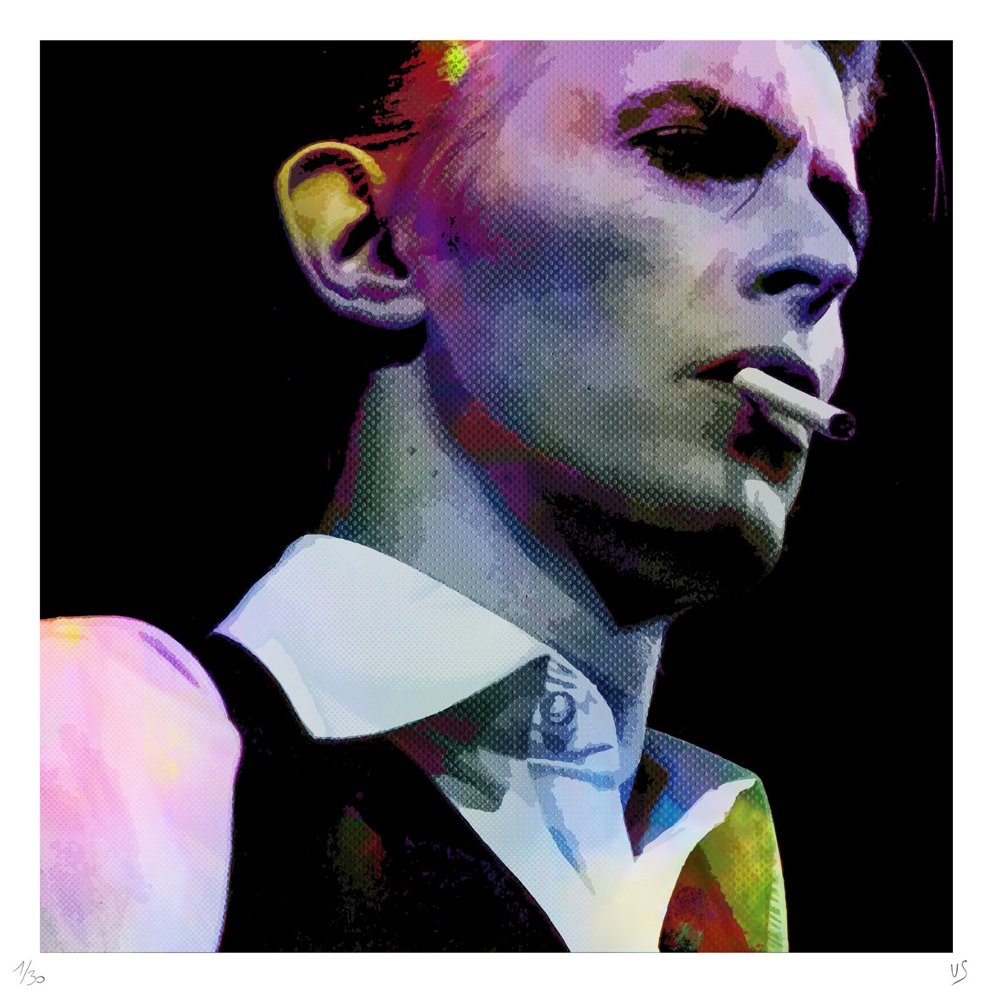 Vincent Sabatier, Sérigraphie Bowie the Duke Vincent Sabatier, Sérigraphie Bowie the Duke