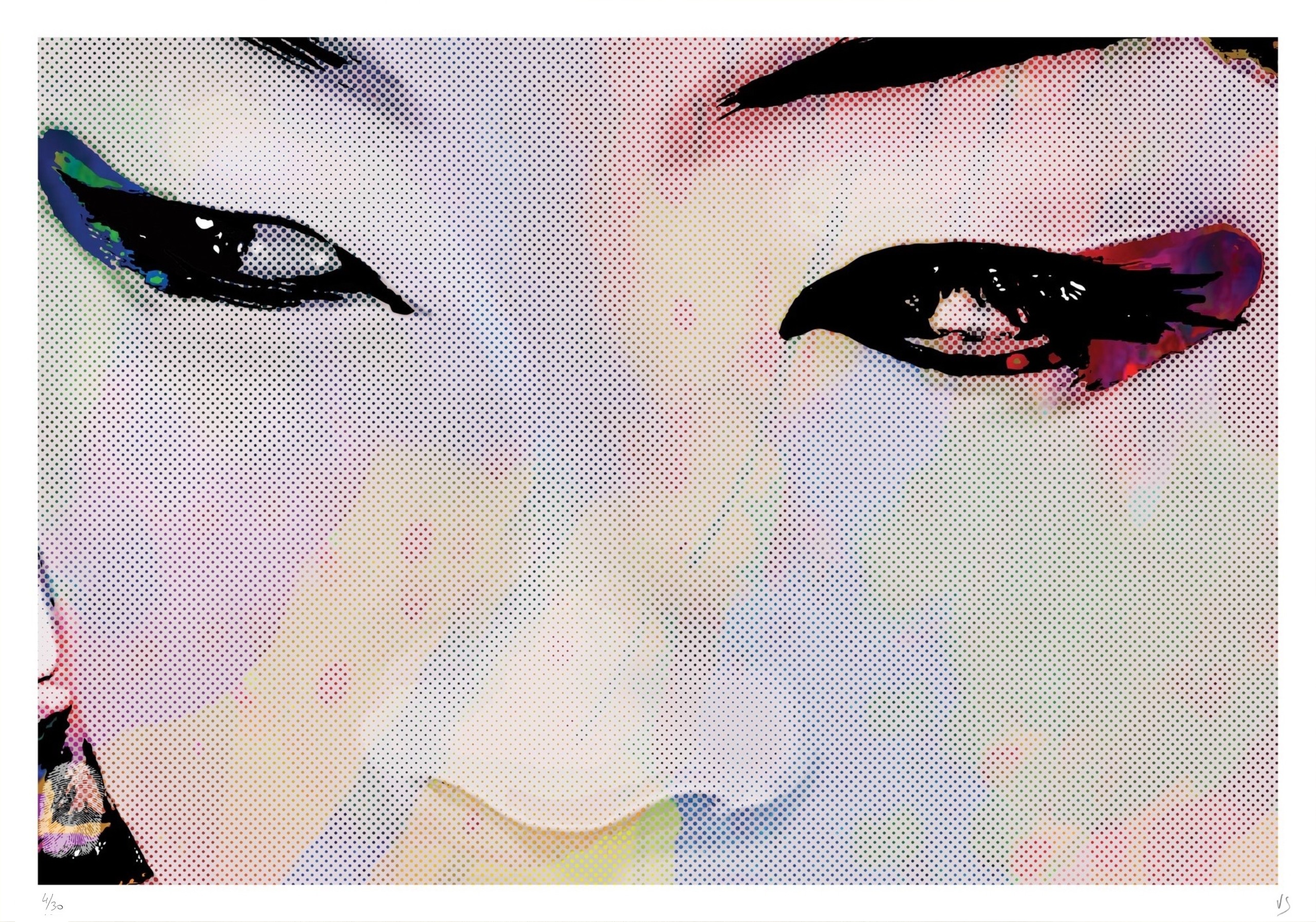 Vincent Sabatier, Sérigraphie Regard de Geisha Vincent Sabatier, Sérigraphie Regard de Geisha