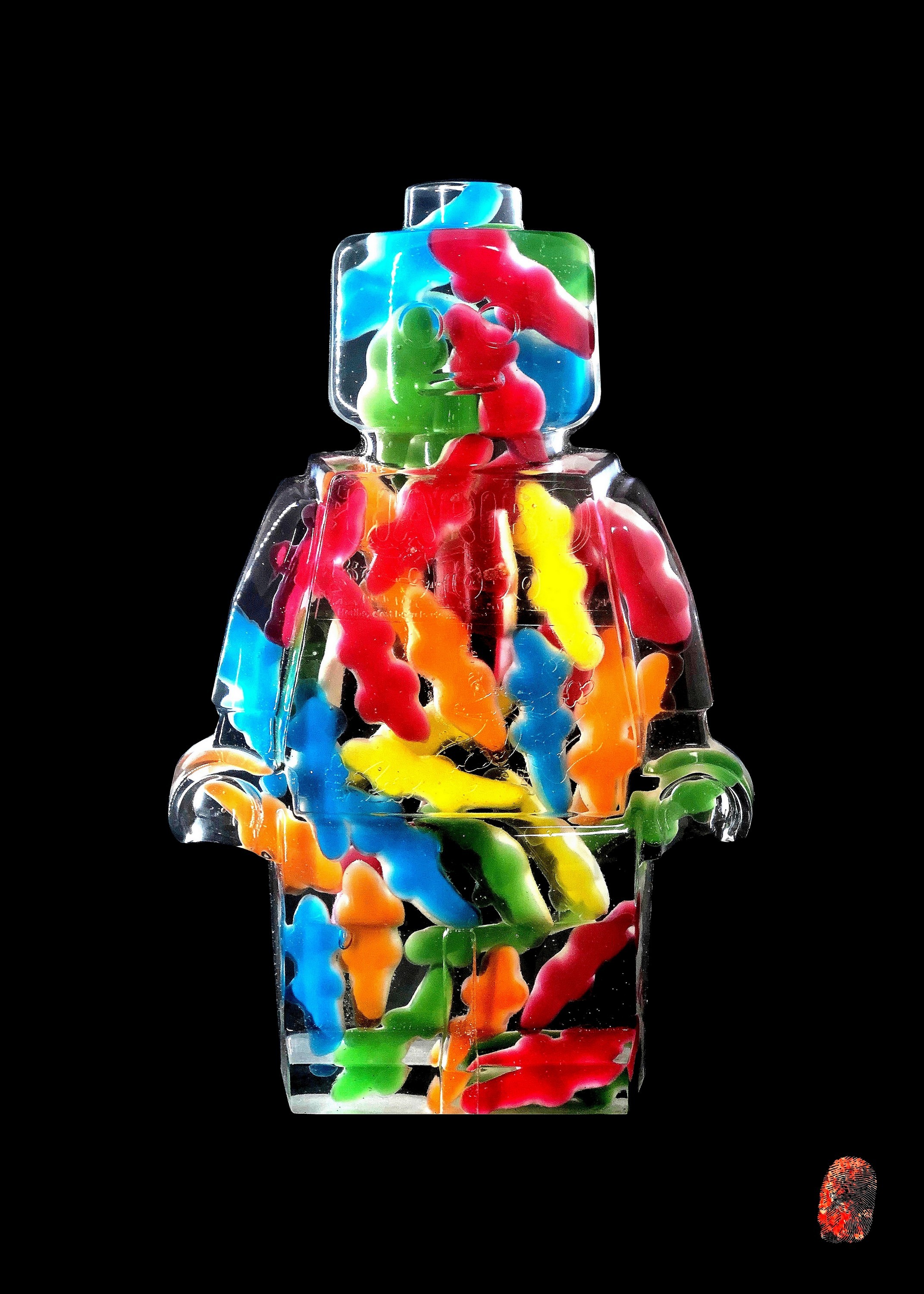Vincent Sabatier, Sérigraphie Roboclusion Haribo Vincent Sabatier, Sérigraphie Roboclusion Haribo