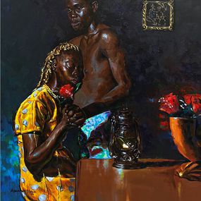 Painting, Finding Something True 2, Akande John