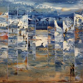 Painting, The lake, Jean-Humbert Savoldelli