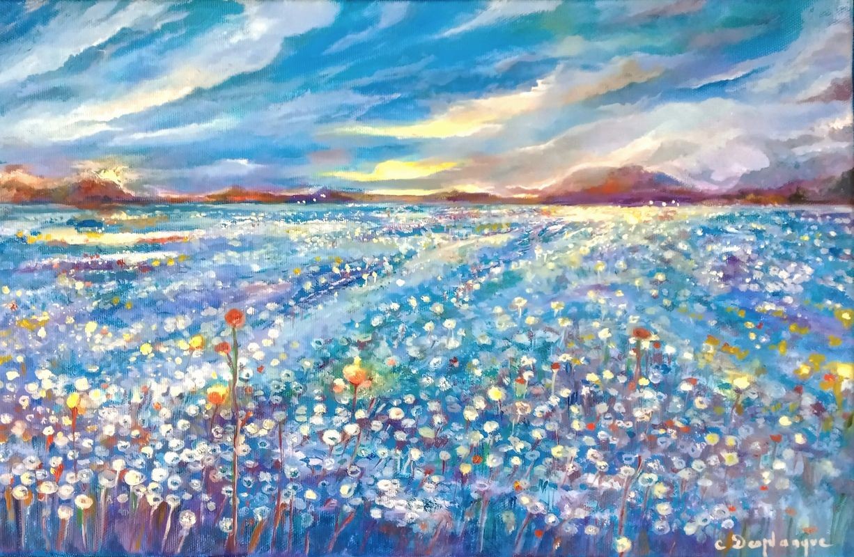 Christine Desplanque, Vagues de fleurs Christine Desplanque, Vagues de fleurs