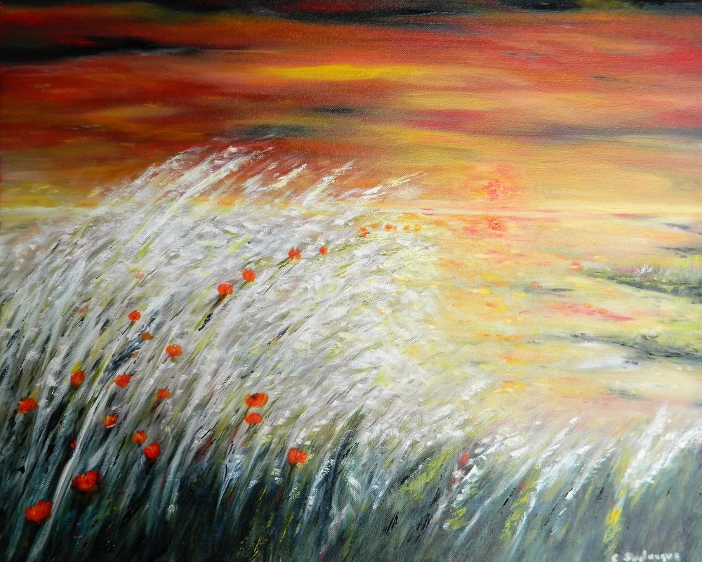 Christine Desplanque, La liberte rouge des herbes folles Christine Desplanque, La liberte rouge des herbes folles