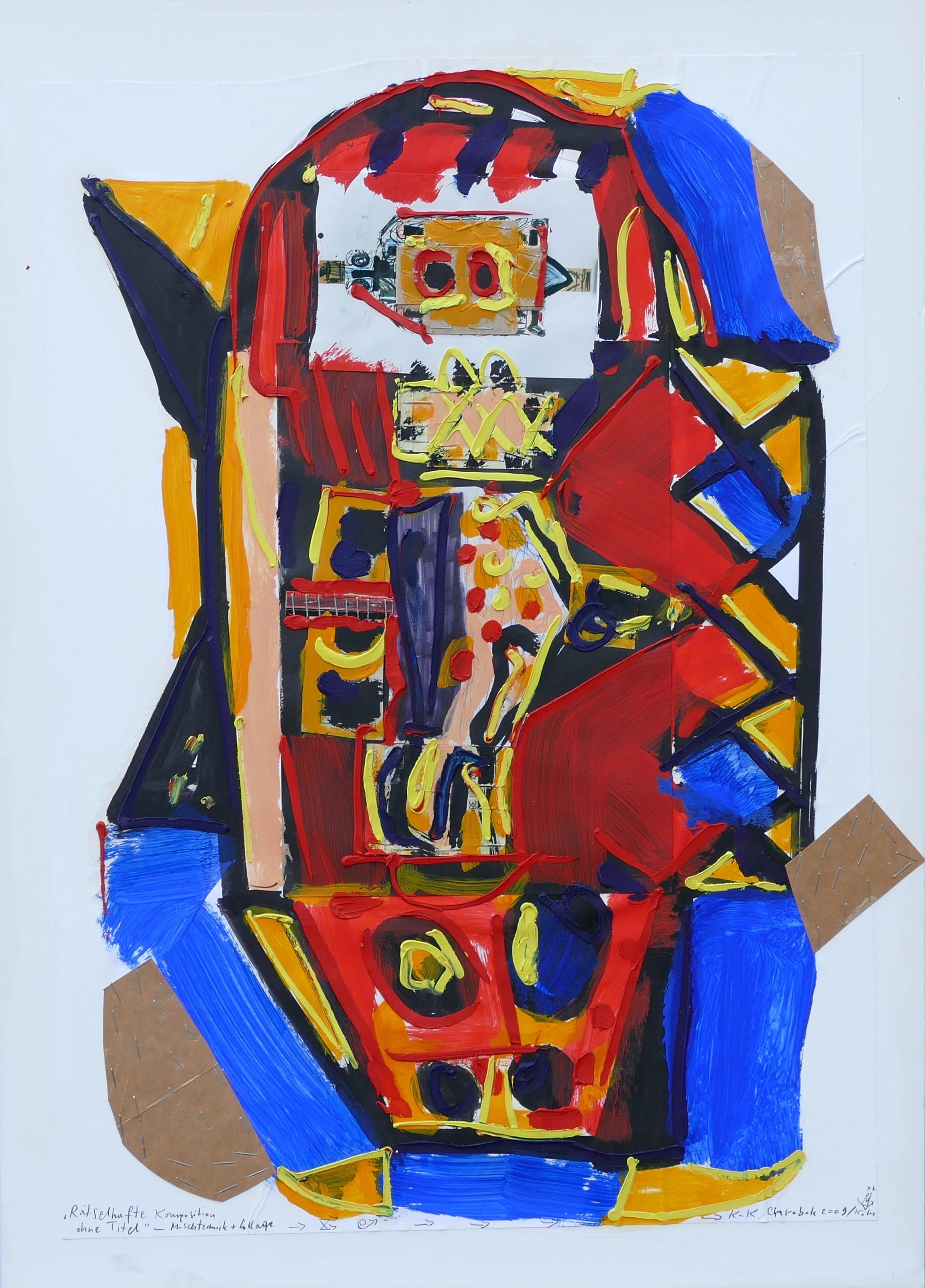 Karl-Karol Chrobok, Enigmatic composition without title Karl-Karol Chrobok, Enigmatic composition without title
