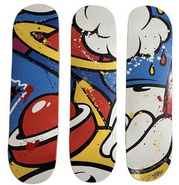 Skulpturen, Skateboard set Piotre+Orlinski (hand-embellished and signed), Richard Orlinski