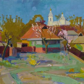 Peinture, April in Sedniv, Victor Onyshchenko