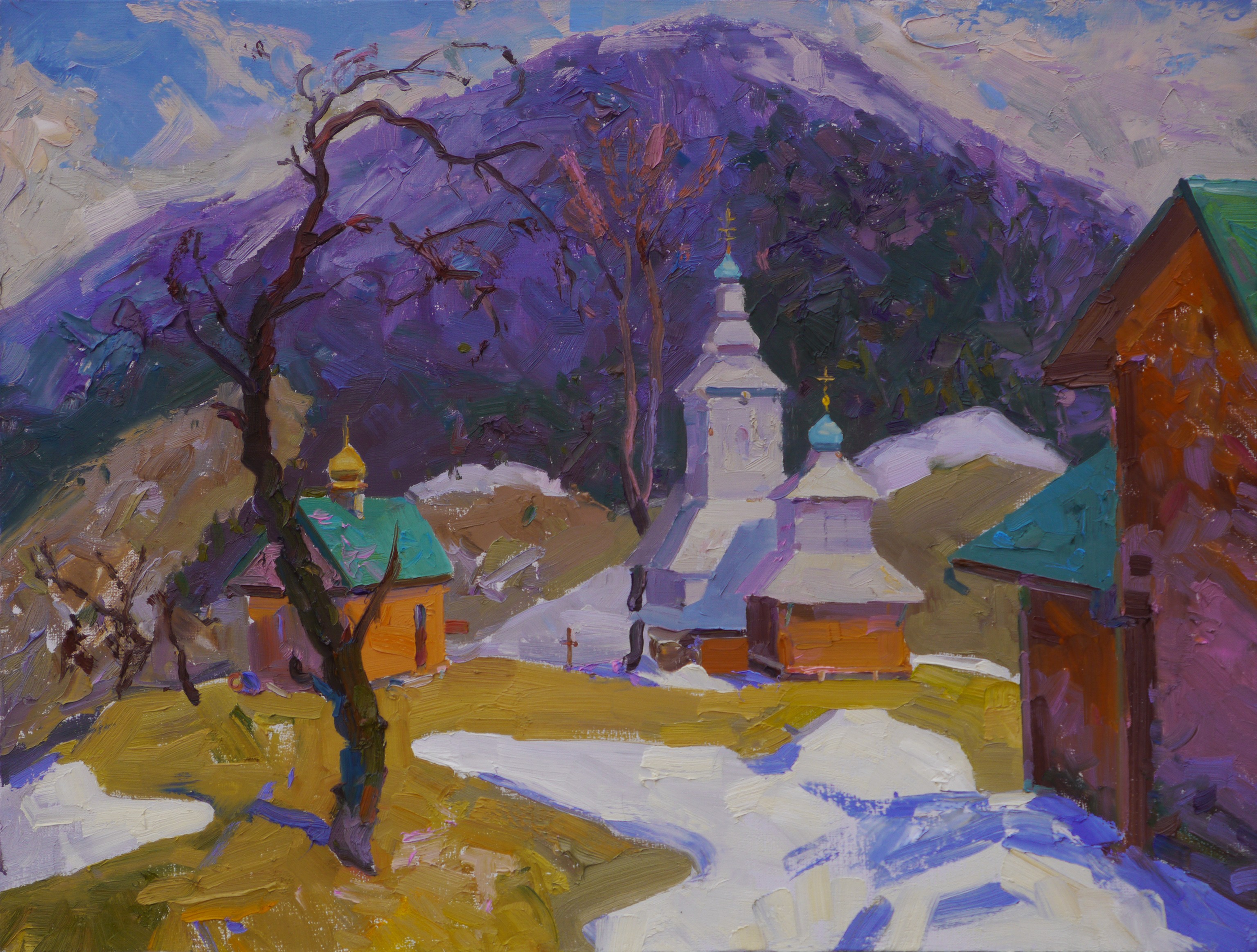 Victor Onyshchenko, Church in the Synevyrska Polyana Victor Onyshchenko, Church in the Synevyrska Polyana